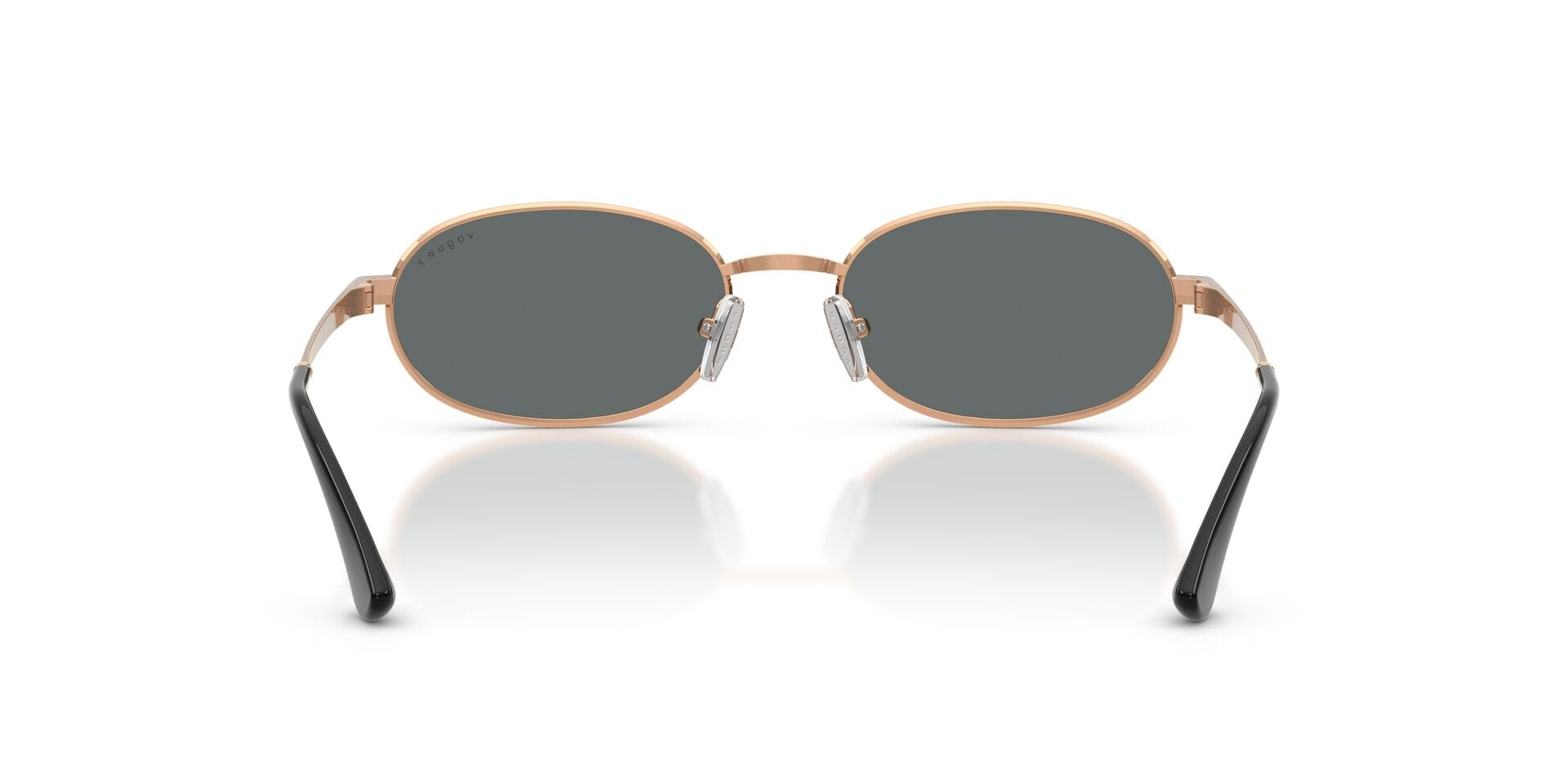 Vogue 0VO4353S Sunglass Rose Gold Female Full Metal Sunglass — Rose Gold frame — view 6