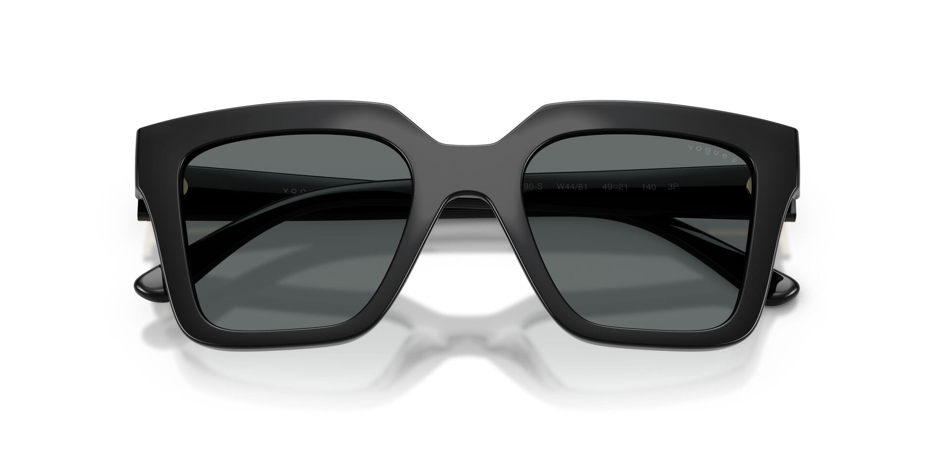 Vogue 0VO5690S Sunglass Black Female Full Shell Sunglass — Black frame — view 7