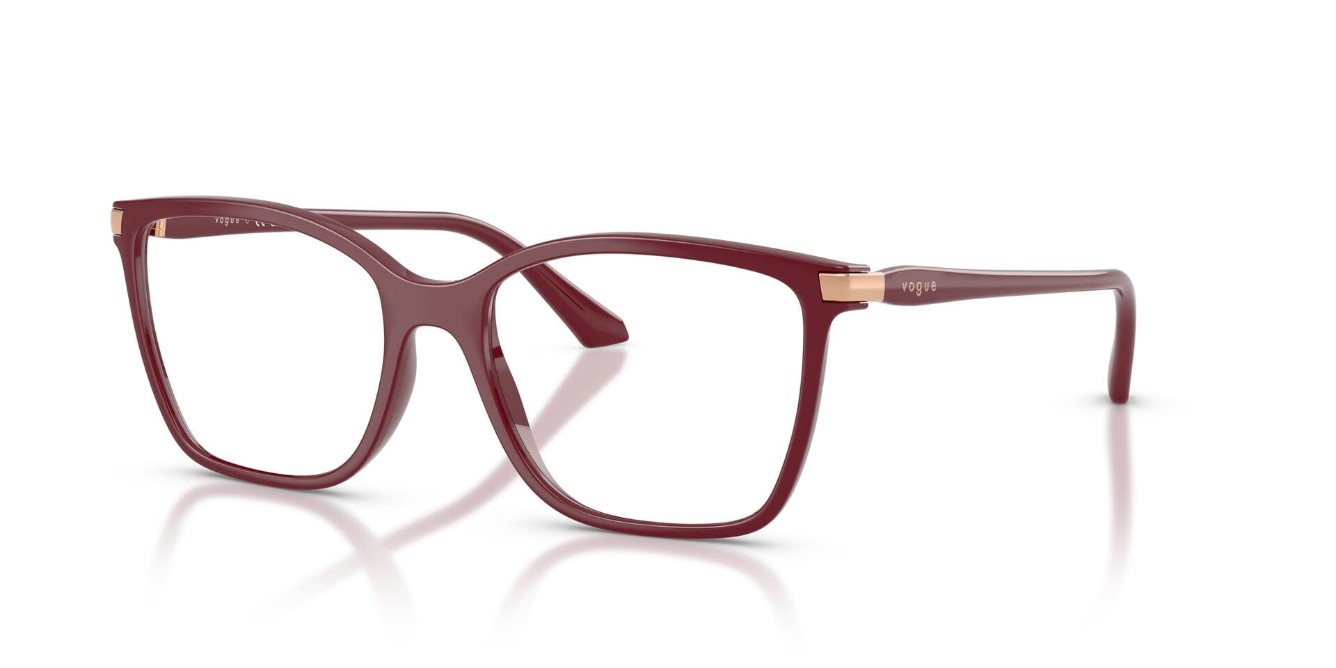 Vogue FR Vogue 0VO5654 Frame Purple Female Full Shell Frame — Purple frame — view 2