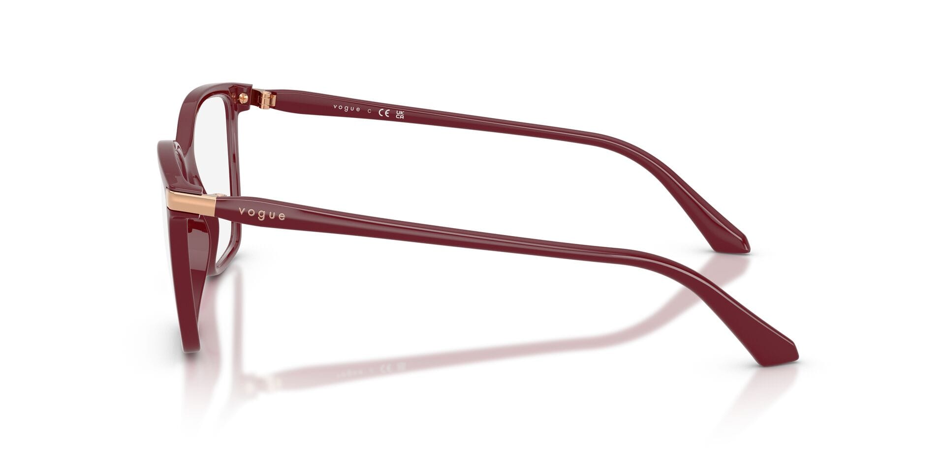 Vogue FR Vogue 0VO5654 Frame Purple Female Full Shell Frame — Purple frame — view 5