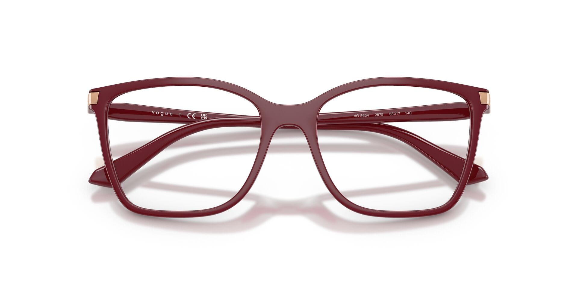 Vogue FR Vogue 0VO5654 Frame Purple Female Full Shell Frame — Purple frame — view 7