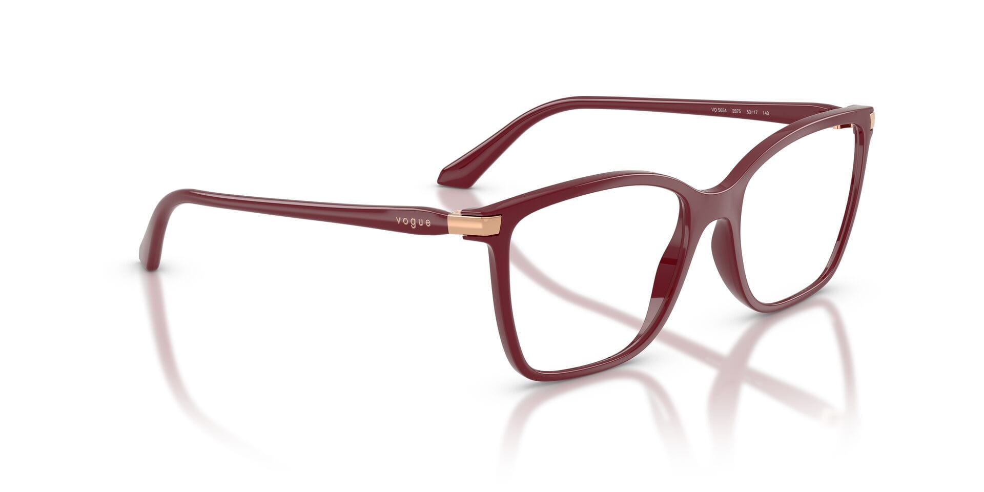 Vogue FR Vogue 0VO5654 Frame Purple Female Full Shell Frame — Purple frame — view 8