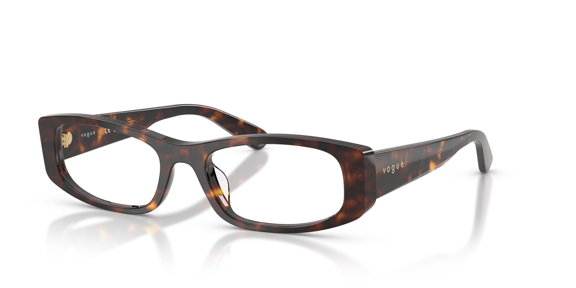 Vogue FR Vogue 0VO5699U Frame Havana Female Full Shell Frame — Havana frame — view 2