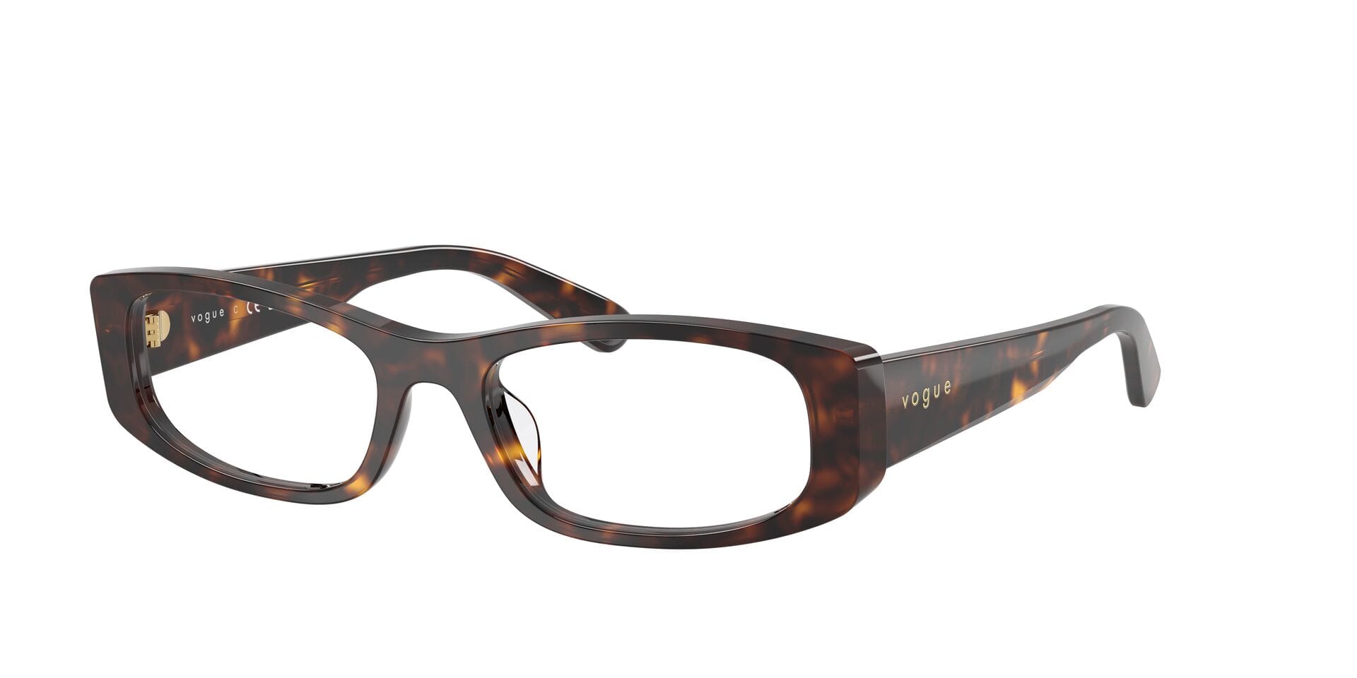 Vogue FR Vogue 0VO5699U Frame Havana Female Full Shell Frame — Havana frame — view 3
