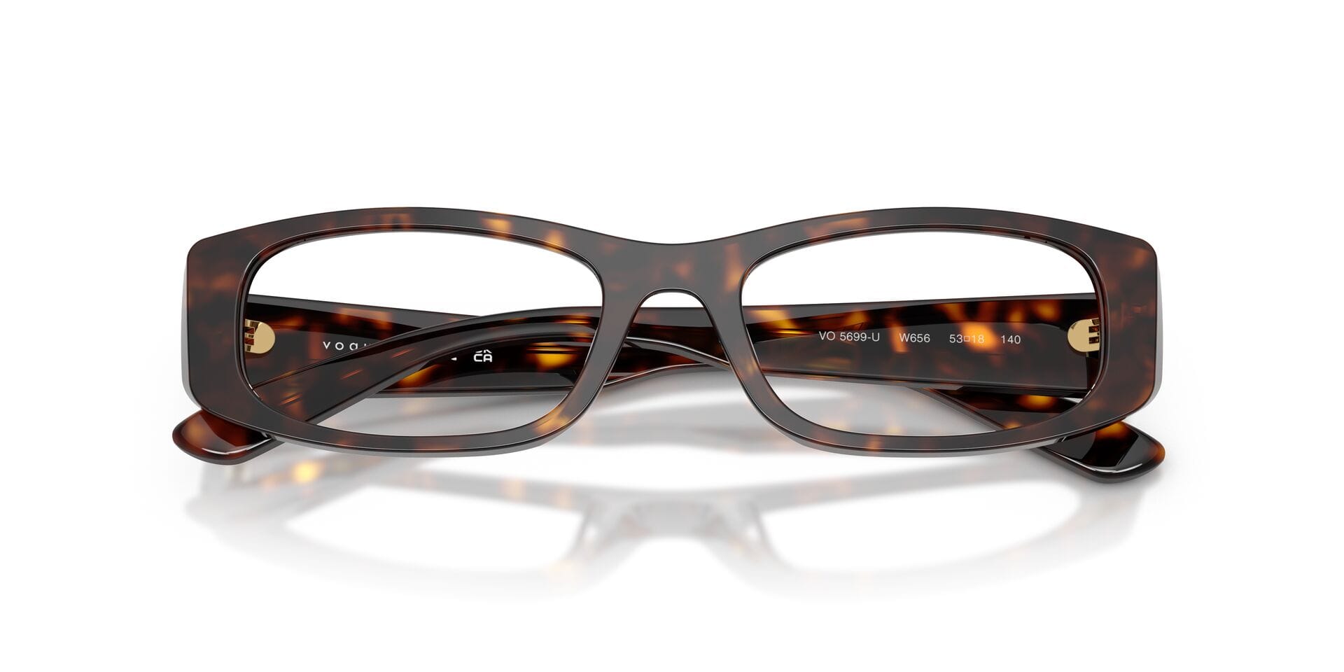 Vogue FR Vogue 0VO5699U Frame Havana Female Full Shell Frame — Havana frame — view 7