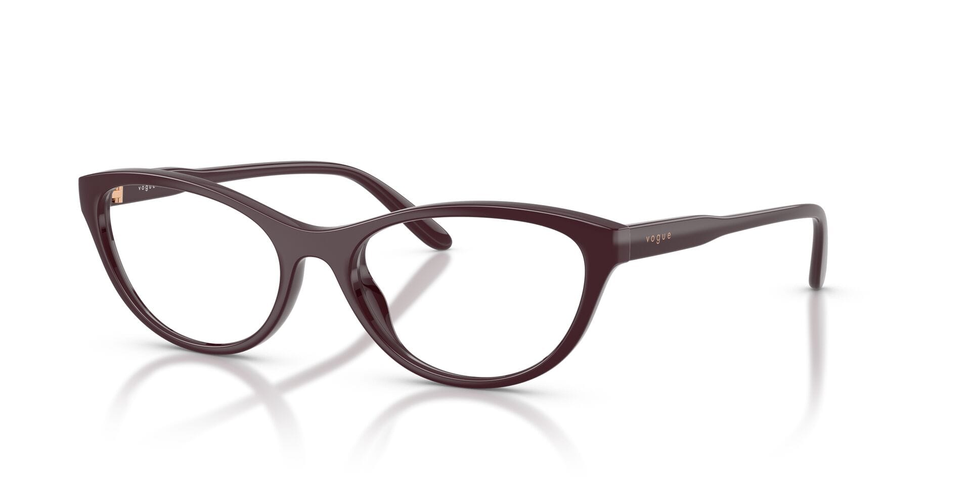 Vogue FR Vogue 0VO5703U Frame Maroon Female Full Shell Frame — Maroon frame — view 2