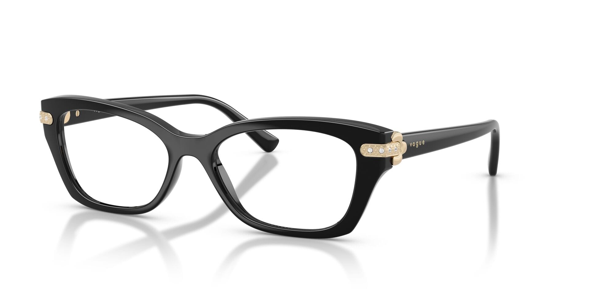 Vogue FR Vogue 0VO5704B Frame Black Female Full Shell Frame — Black frame — view 2