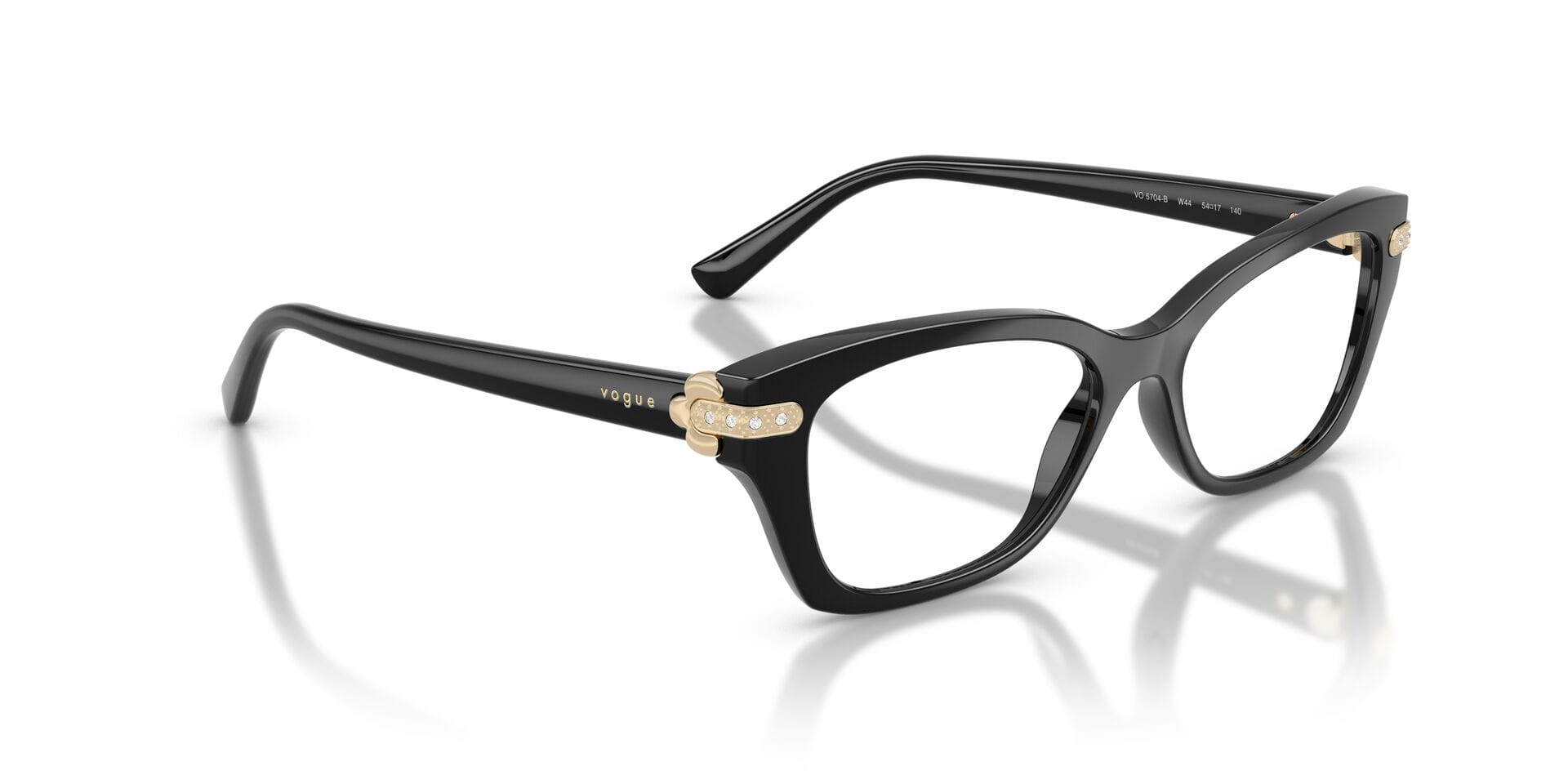 Vogue FR Vogue 0VO5704B Frame Black Female Full Shell Frame — Black frame — view 8