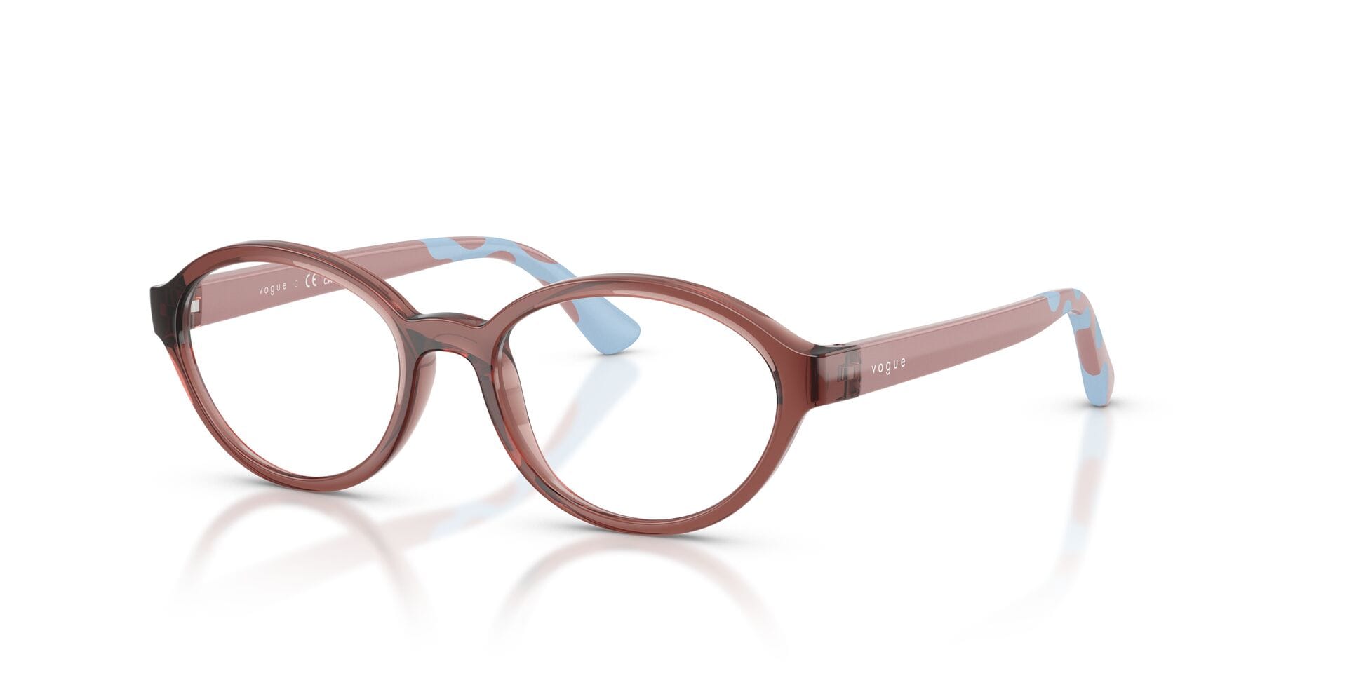 Vogue Junior FR Vogue Junior 0VY2043 Frame Transparent Pink Unisex Full Shel Frame — Transparent Pink frame-1