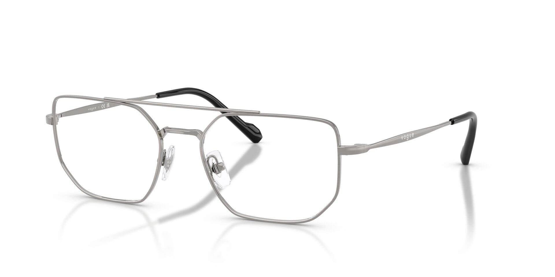 Vogue FR Vogue 0VO4358I Frame Gun Metal Male Full Metal Frame — Gun Metal frame — view 2