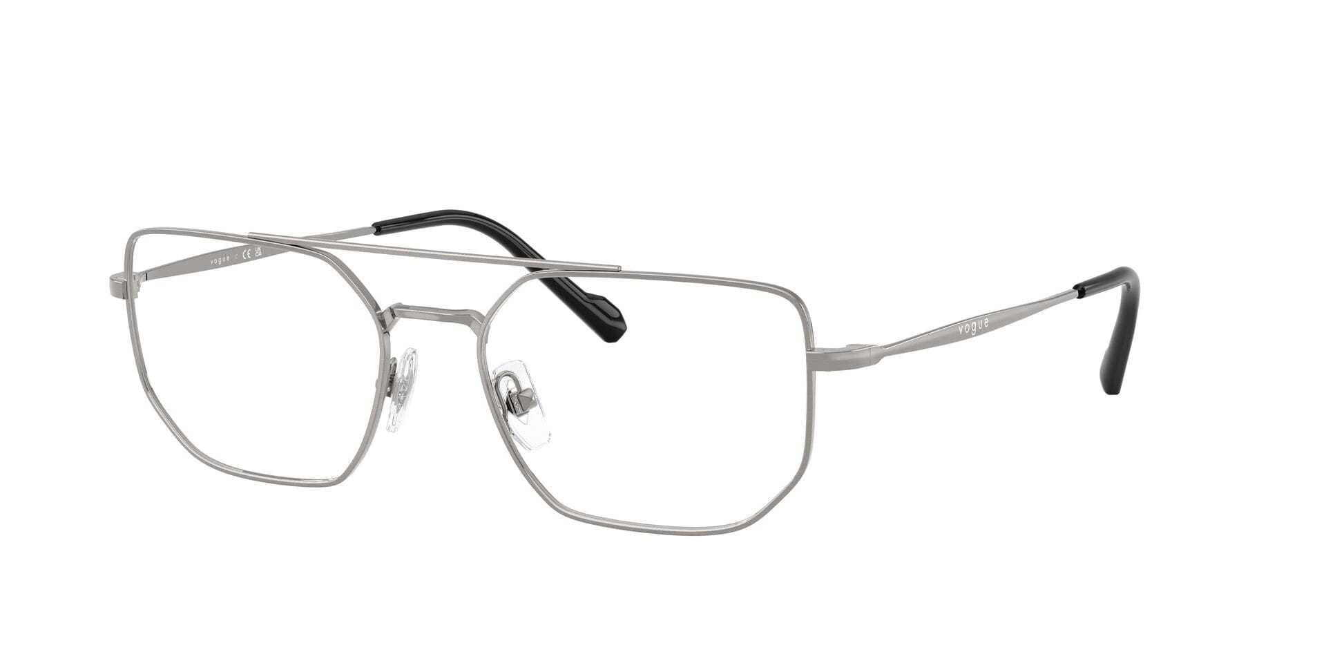 Vogue FR Vogue 0VO4358I Frame Gun Metal Male Full Metal Frame — Gun Metal frame — view 3