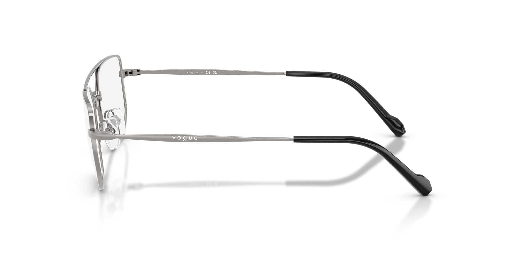 Vogue FR Vogue 0VO4358I Frame Gun Metal Male Full Metal Frame — Gun Metal frame — view 5