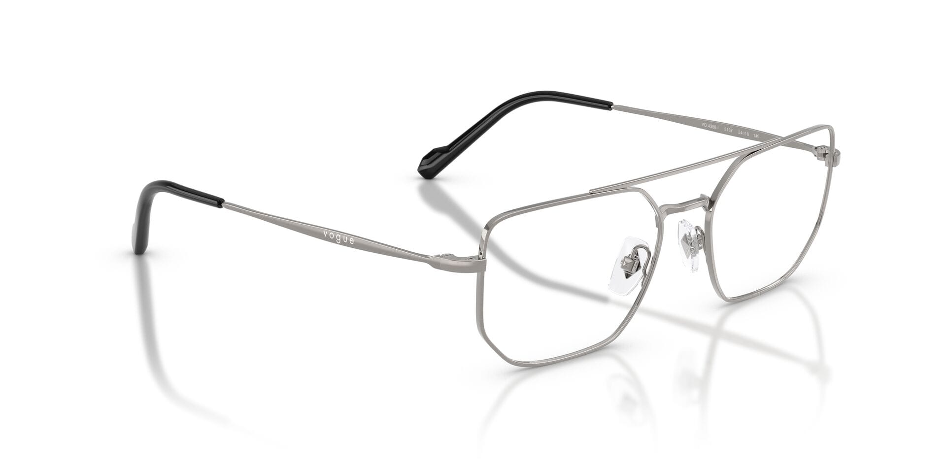 Vogue FR Vogue 0VO4358I Frame Gun Metal Male Full Metal Frame — Gun Metal frame — view 8