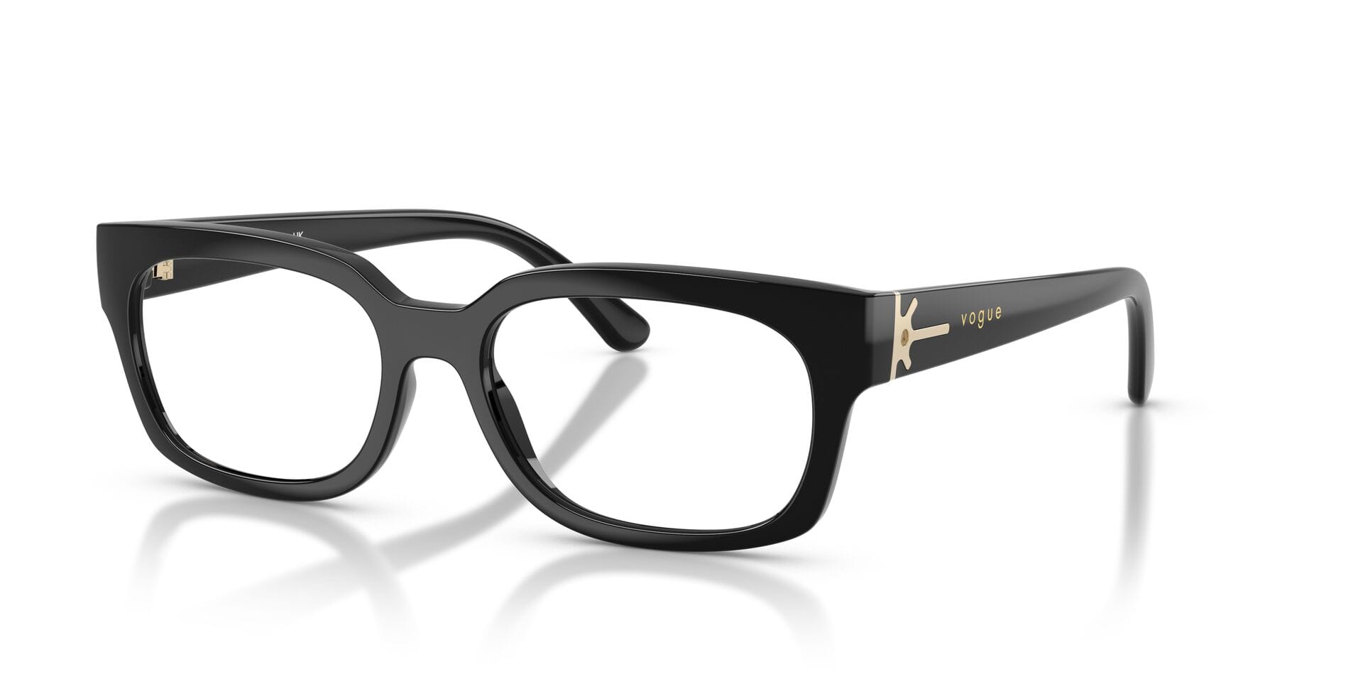 Vogue FR Vogue 0VO5689 Frame Black Female Full Shell Frame — Black frame — view 2
