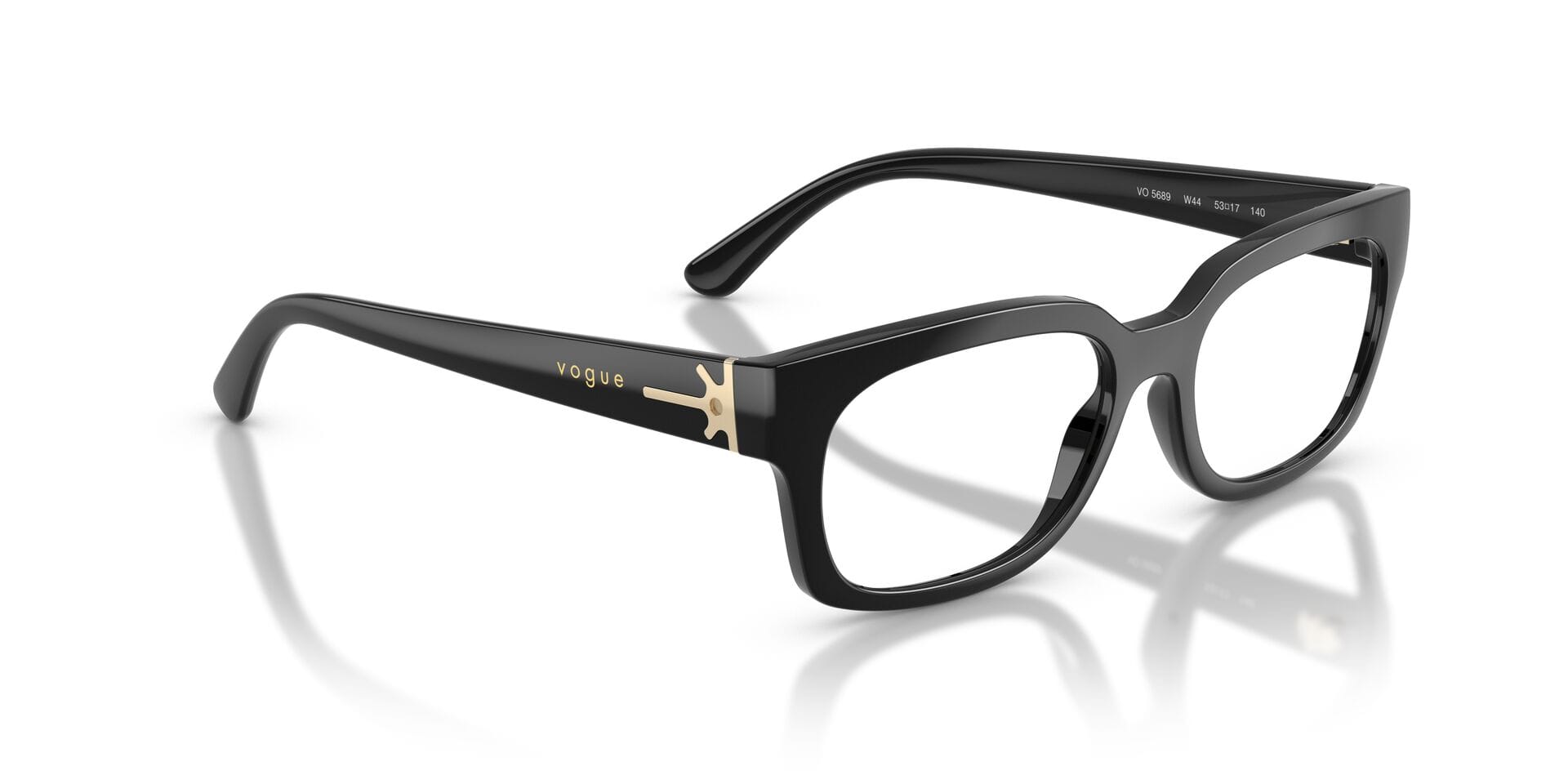 Vogue FR Vogue 0VO5689 Frame Black Female Full Shell Frame — Black frame — view 8