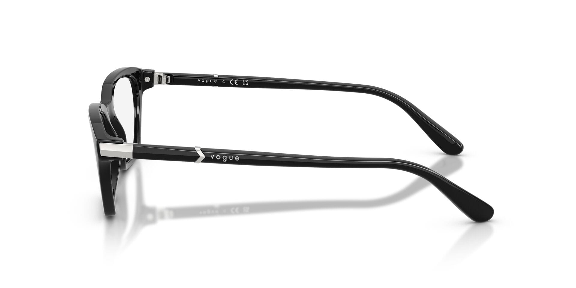 Vogue FR Vogue 0VO5698 Frame Black Female Full Shell Frame — Black frame — view 5