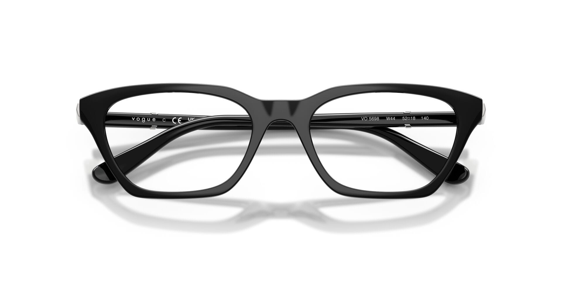 Vogue FR Vogue 0VO5698 Frame Black Female Full Shell Frame — Black frame — view 7