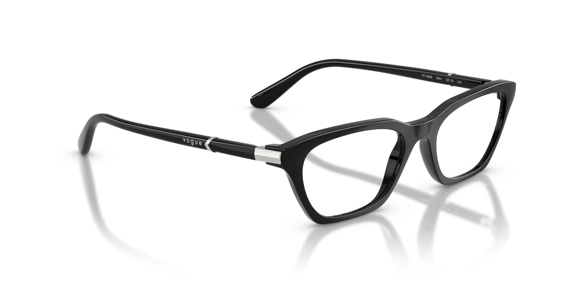 Vogue FR Vogue 0VO5698 Frame Black Female Full Shell Frame — Black frame — view 8