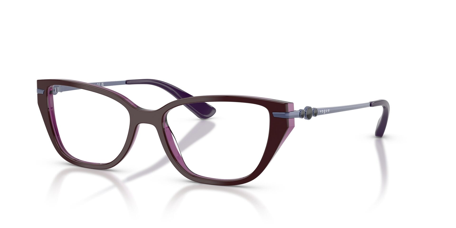 Vogue FR Vogue 0VO5714I Frame Violet Female Full Metal Frame — Violet frame — view 2