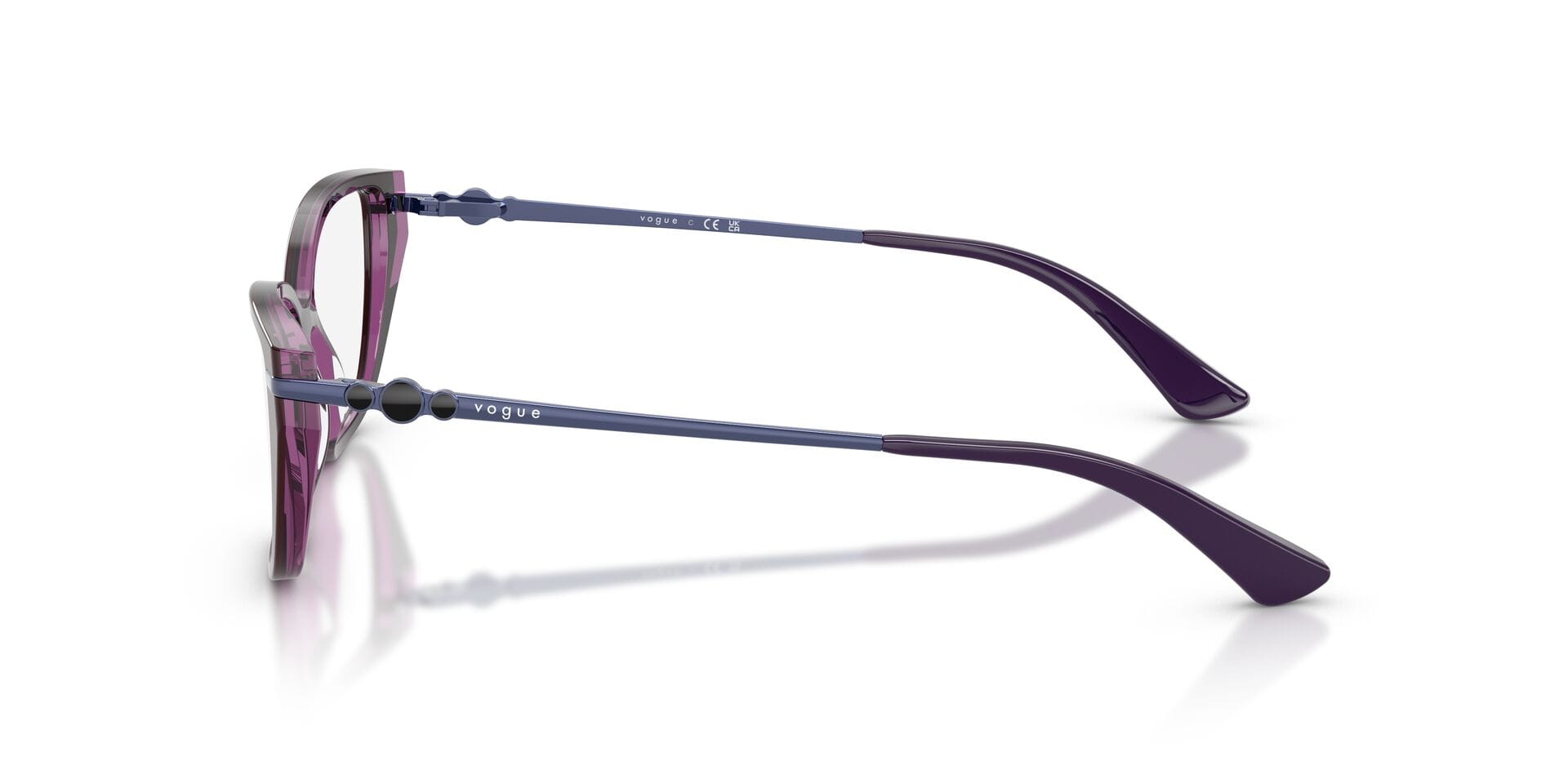Vogue FR Vogue 0VO5714I Frame Violet Female Full Metal Frame — Violet frame — view 5