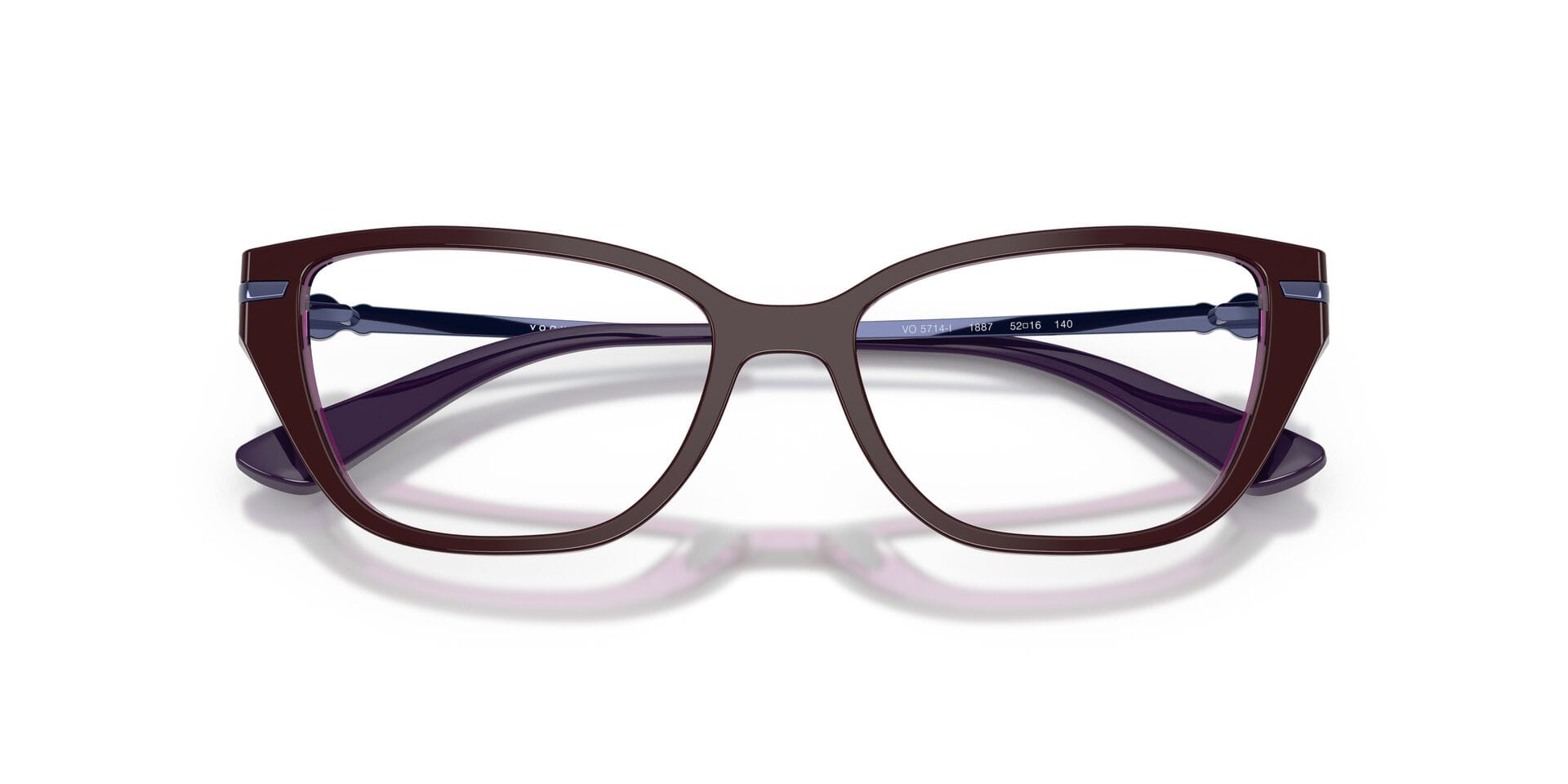 Vogue FR Vogue 0VO5714I Frame Violet Female Full Metal Frame — Violet frame — view 7