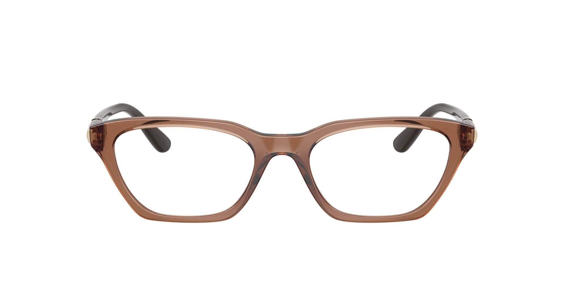Vogue FR Vogue 0VO5698 Frame Transparent Brown Female Full Shell — Transparent Brown frame