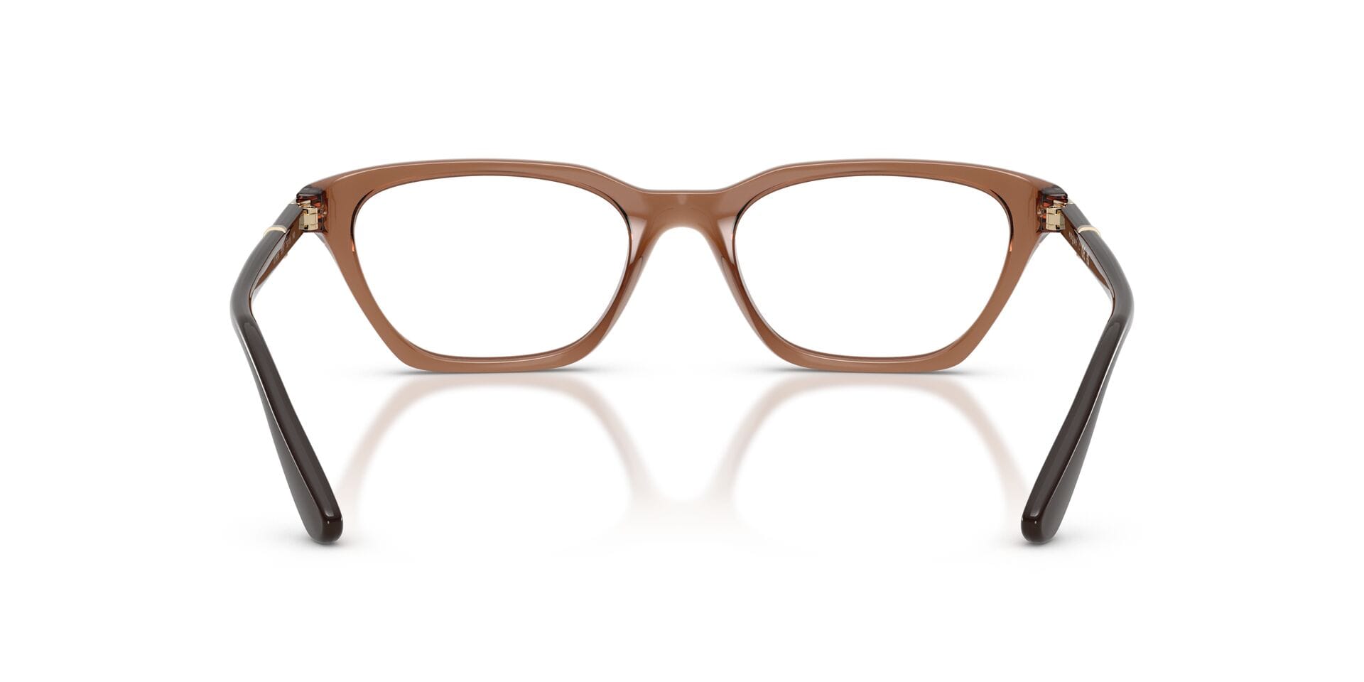 Vogue FR Vogue 0VO5698 Frame Transparent Brown Female Full Shell Frame — Transparent Brown frame — view 6
