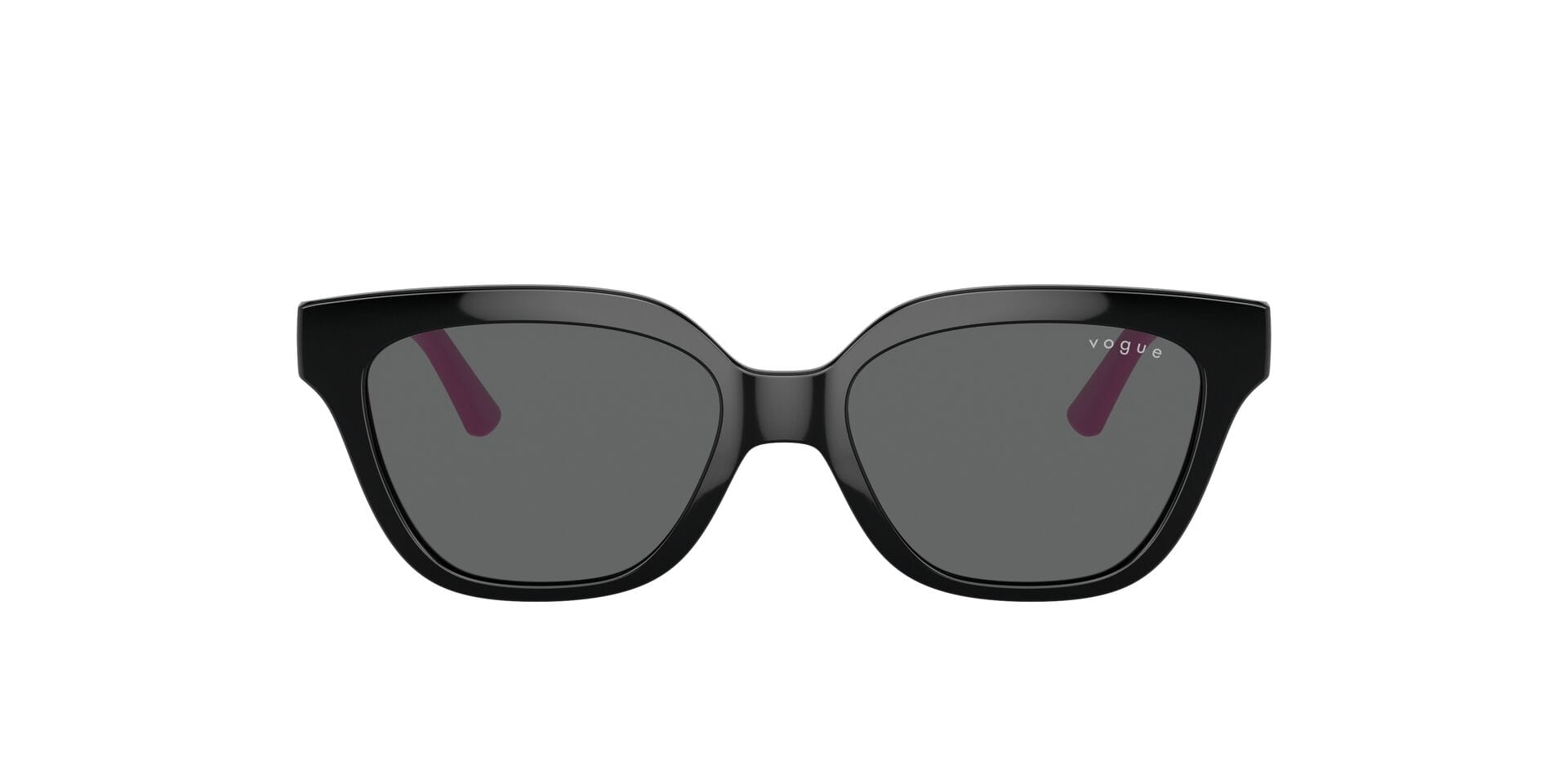 Vogue Junior 0VJ2021 Sunglass Black Female Full Shell Sunglass — Black frame — alternate view