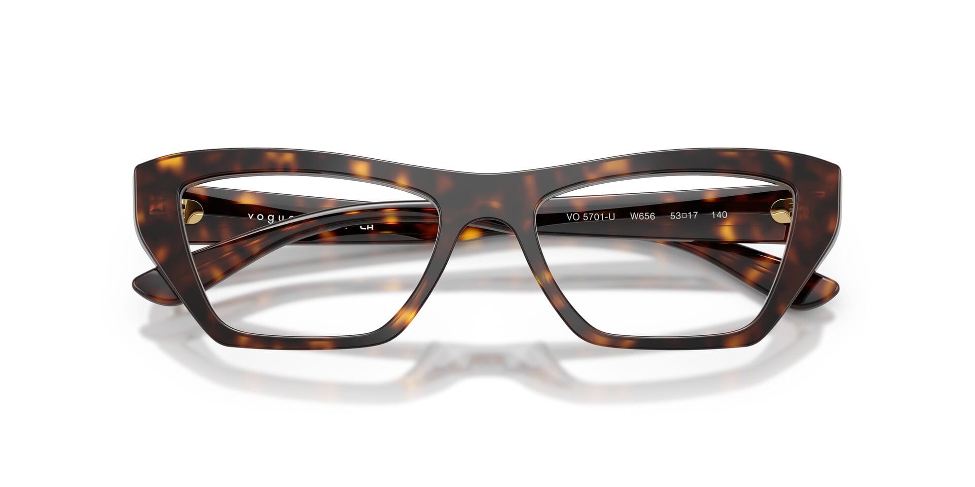 Vogue FR Vogue 0VO5701U Frame Havana Female Full Shell Frame — Havana frame — view 7