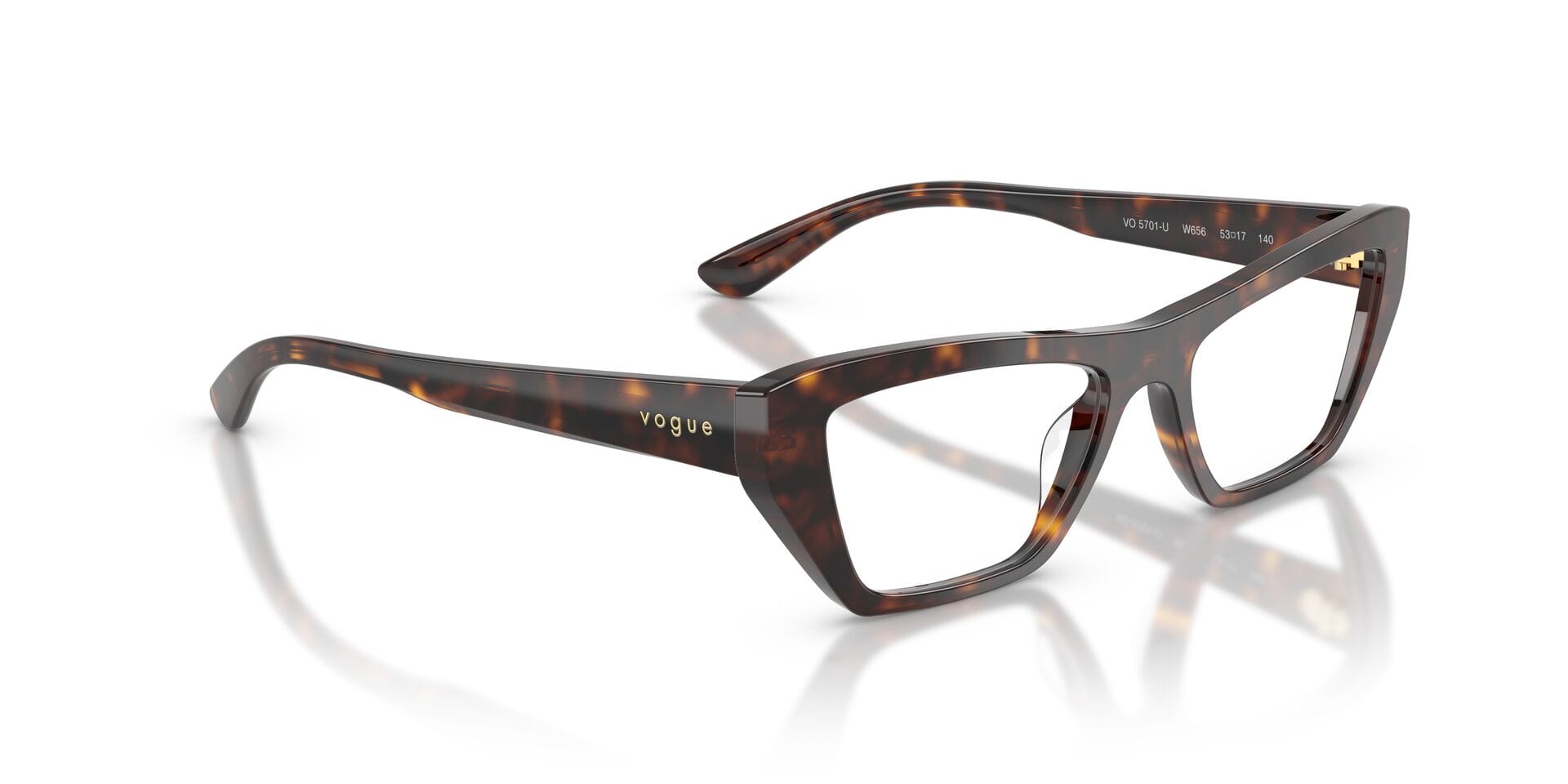 Vogue FR Vogue 0VO5701U Frame Havana Female Full Shell Frame — Havana frame — view 8