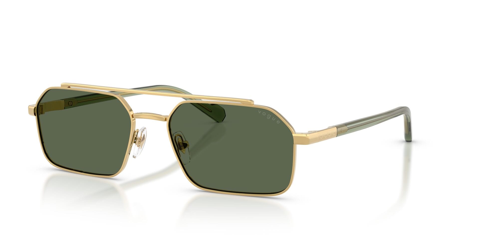Vogue 0VO4356S Sunglass Gold Male Full Shell Sunglass — Gold frame — view 2