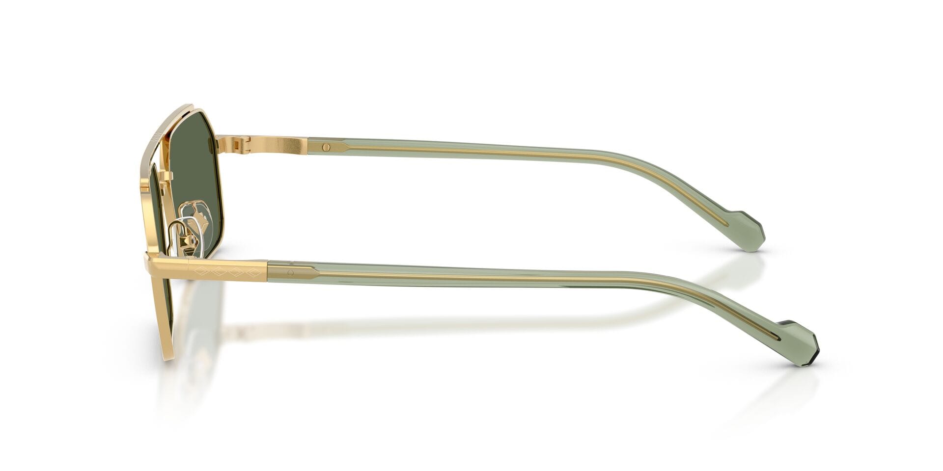 Vogue 0VO4356S Sunglass Gold Male Full Shell Sunglass — Gold frame — view 5
