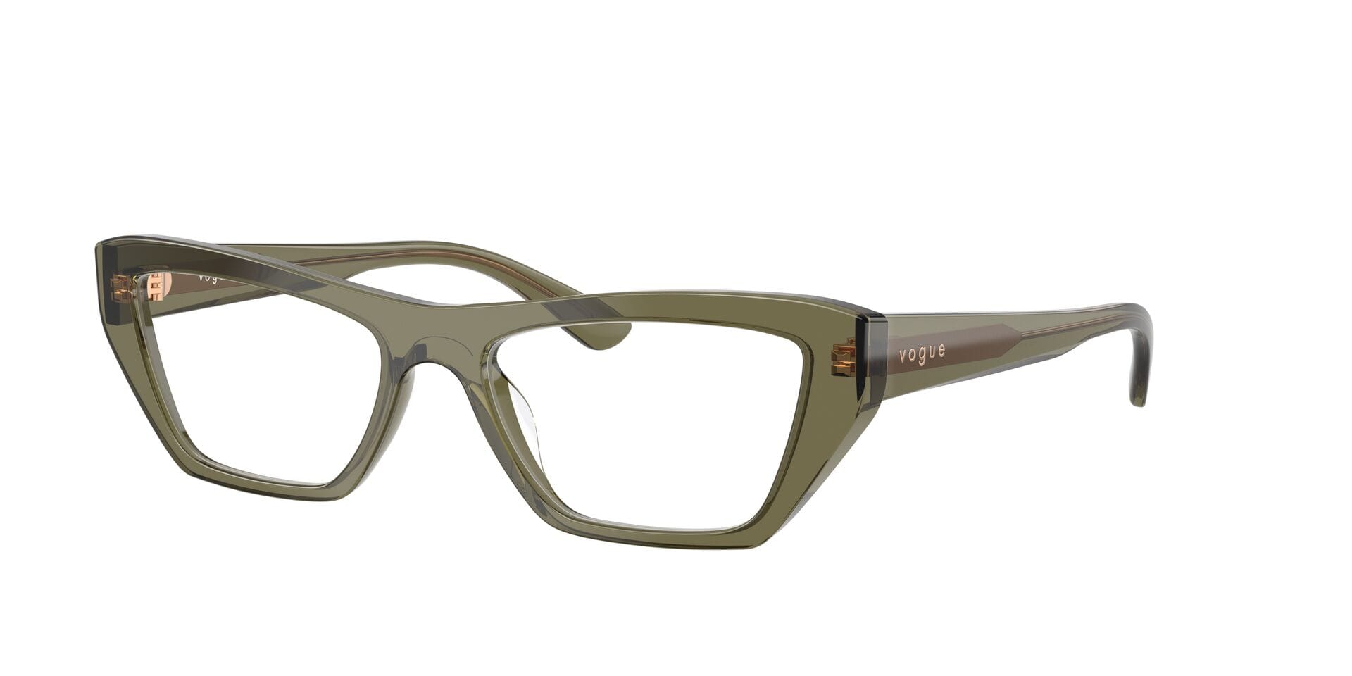 Vogue FR Vogue 0VO5701U Frame Olive Female Full Shell Frame — Olive frame — view 3