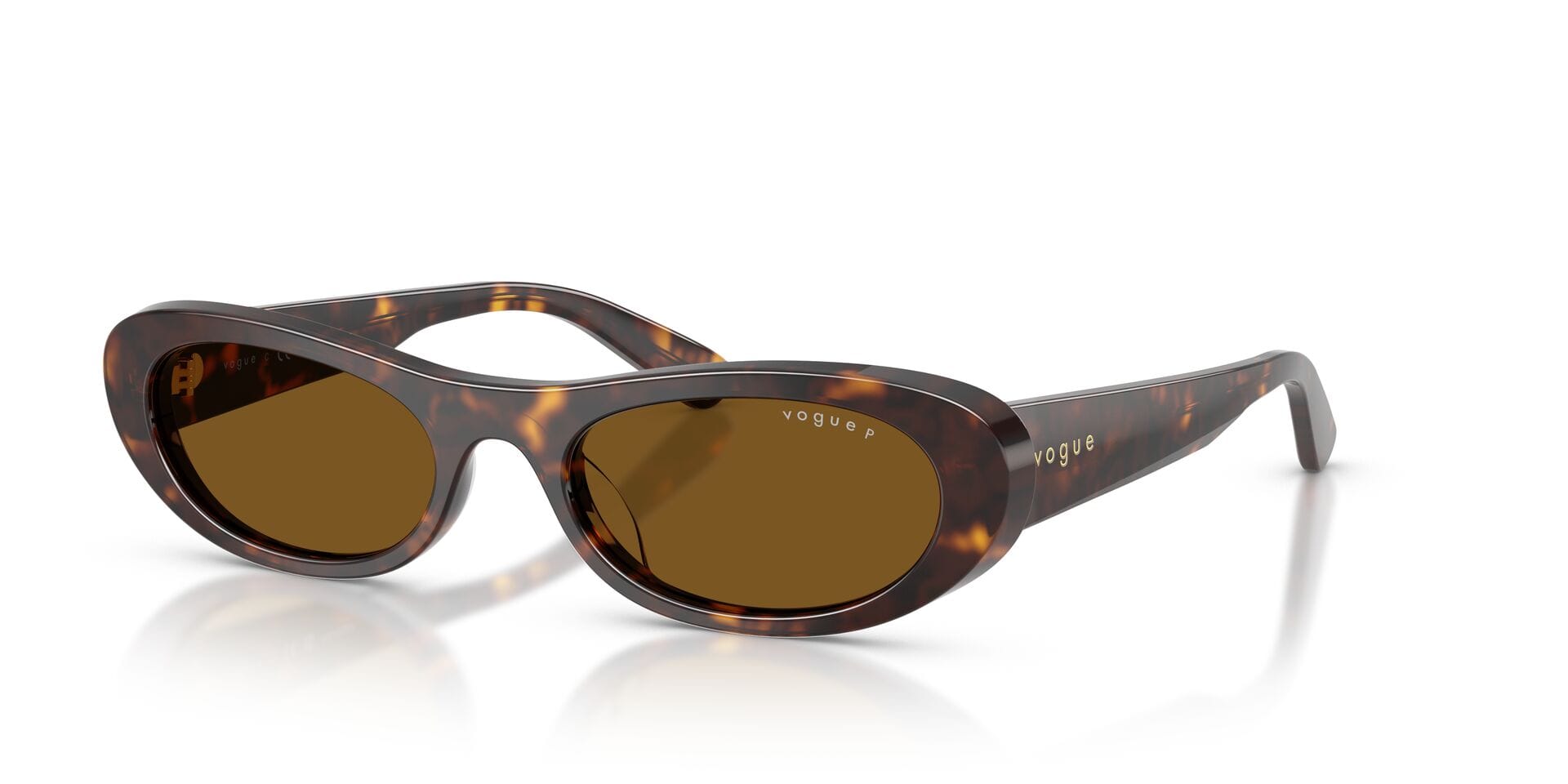 Vogue VO 5695SU W65683 3P 0VO5695SU Sunglass Havana Female Full Sh Sunglass — Havana frame — view 2