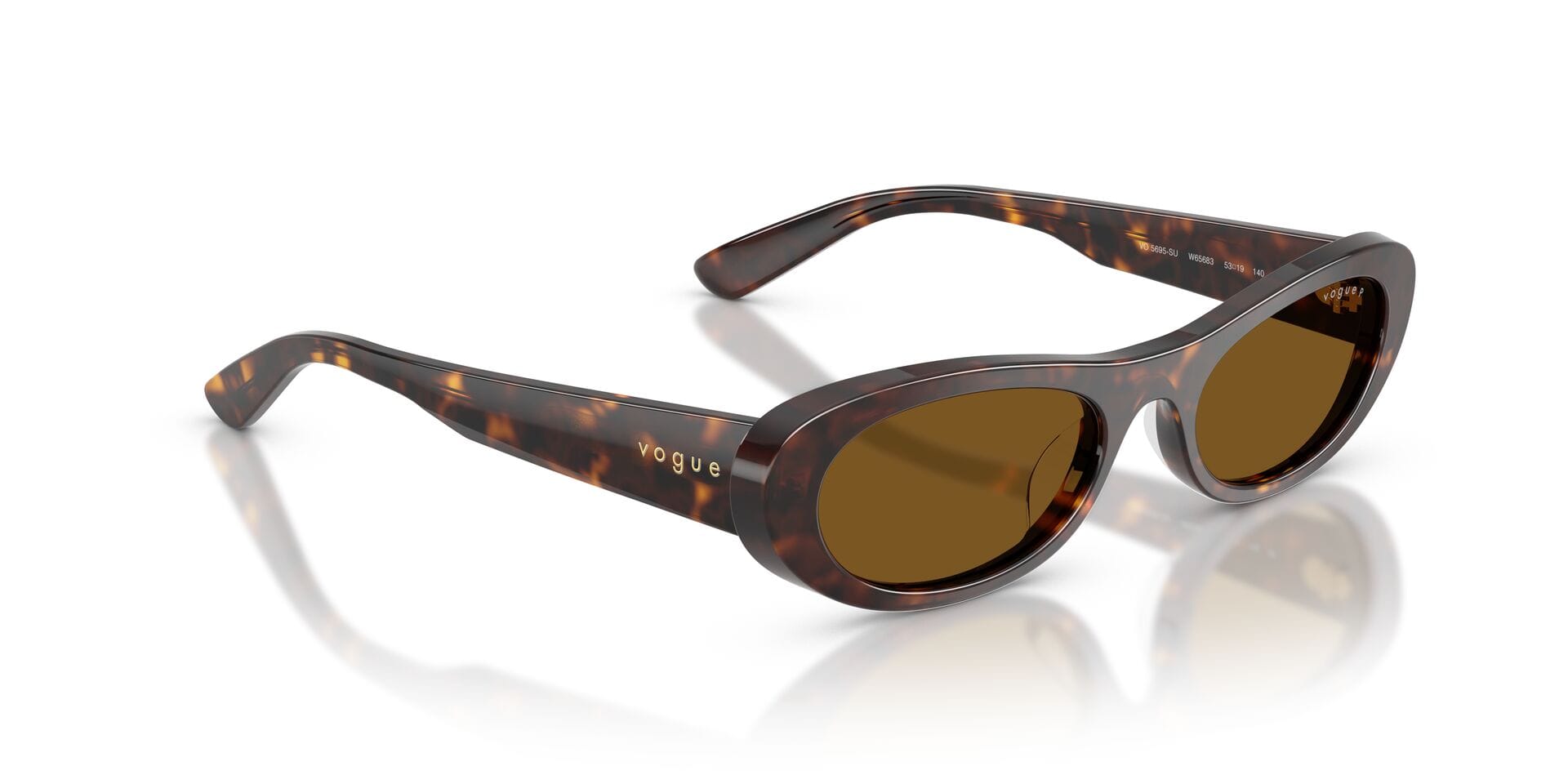 Vogue VO 5695SU W65683 3P 0VO5695SU Sunglass Havana Female Full Sh Sunglass — Havana frame — view 8