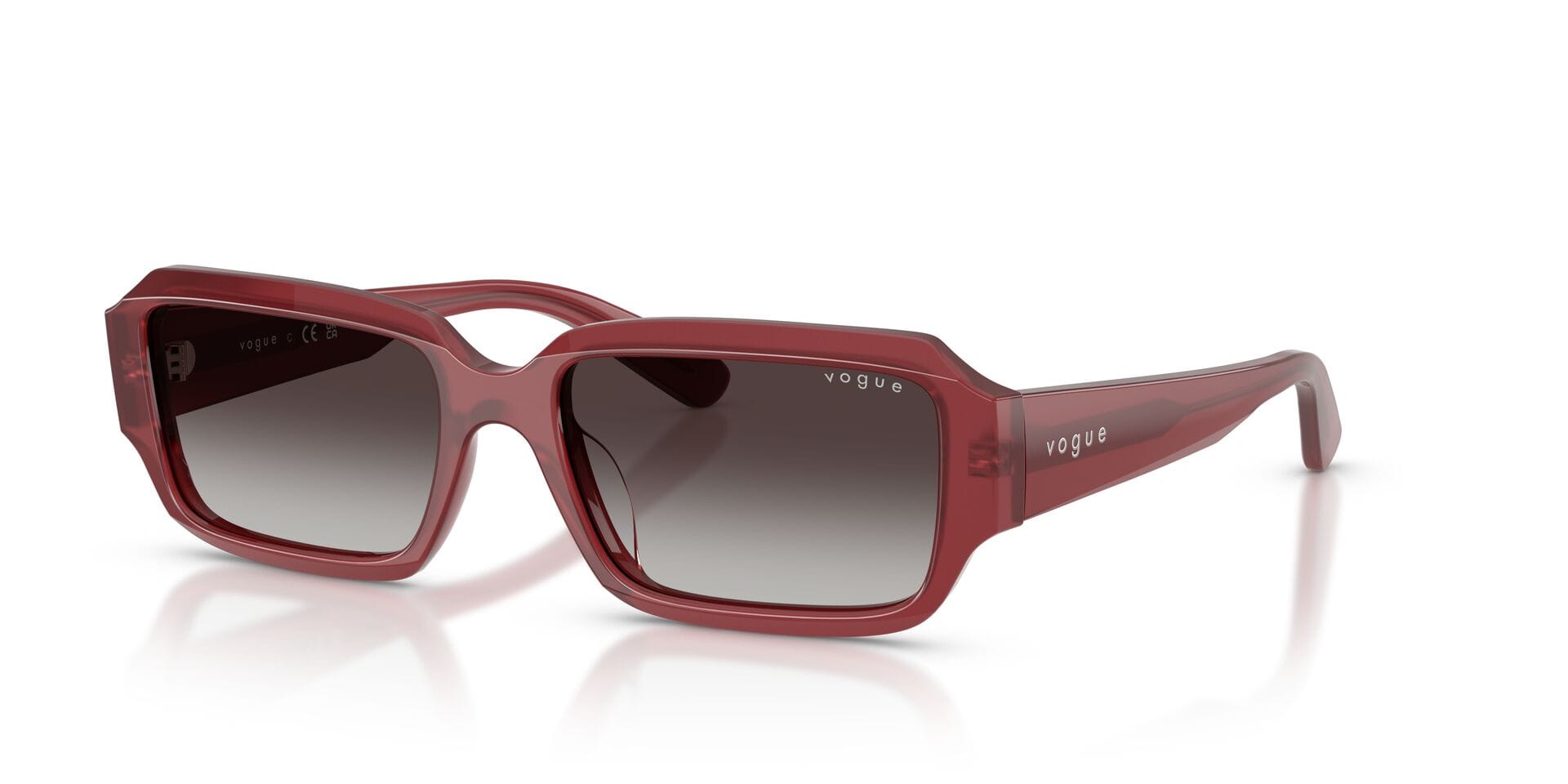 Vogue 0VO5693SU Sunglass Violet Female Shell Shell Sunglass — Violet frame — view 2