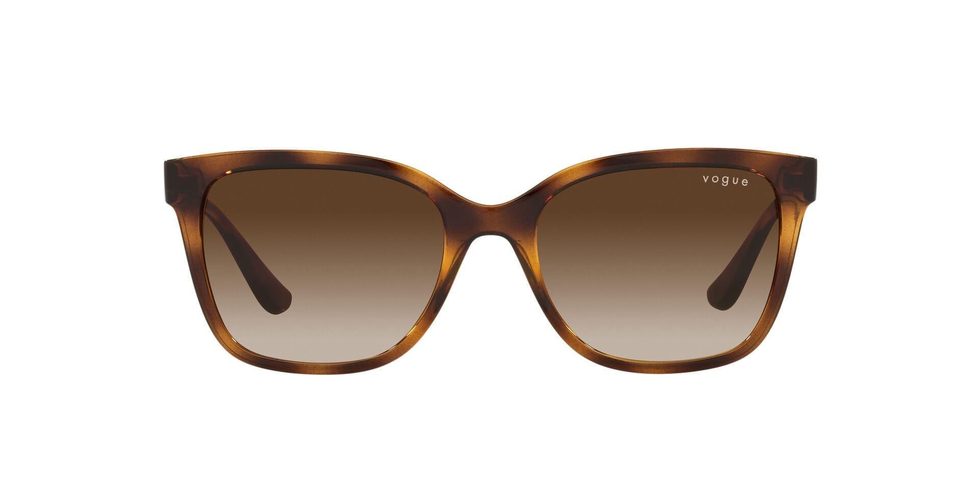 Vogue 0VO5426S Sunglass Havana Female Full Shell Sunglass — Havana frame — view 2