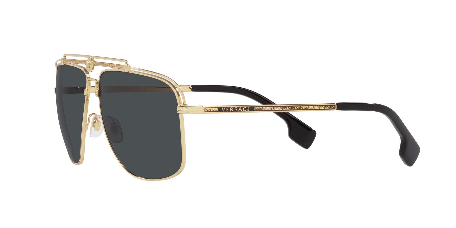 Versace 0VE2242 Sunglass Gold Male Full Metal Sunglass — Gold frame — view 3