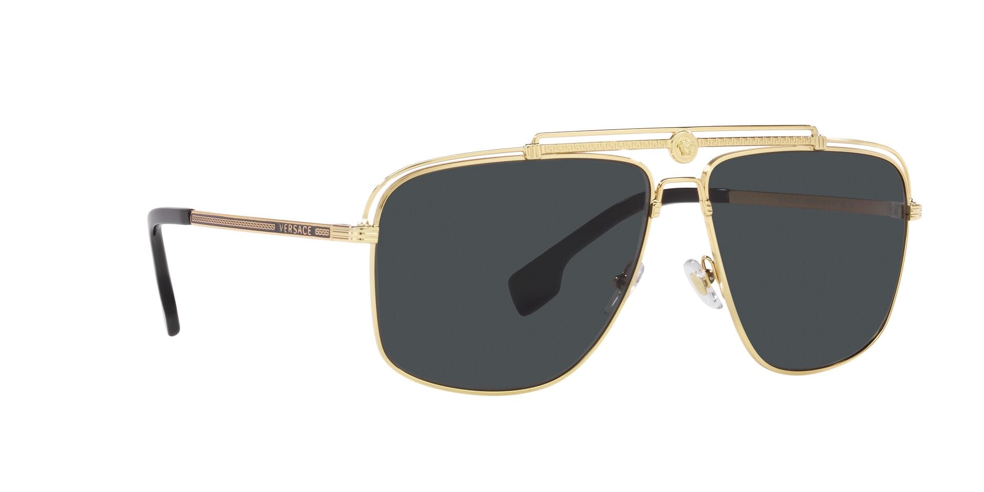 Versace 0VE2242 Sunglass Gold Male Full Metal Sunglass — Gold frame — view 12