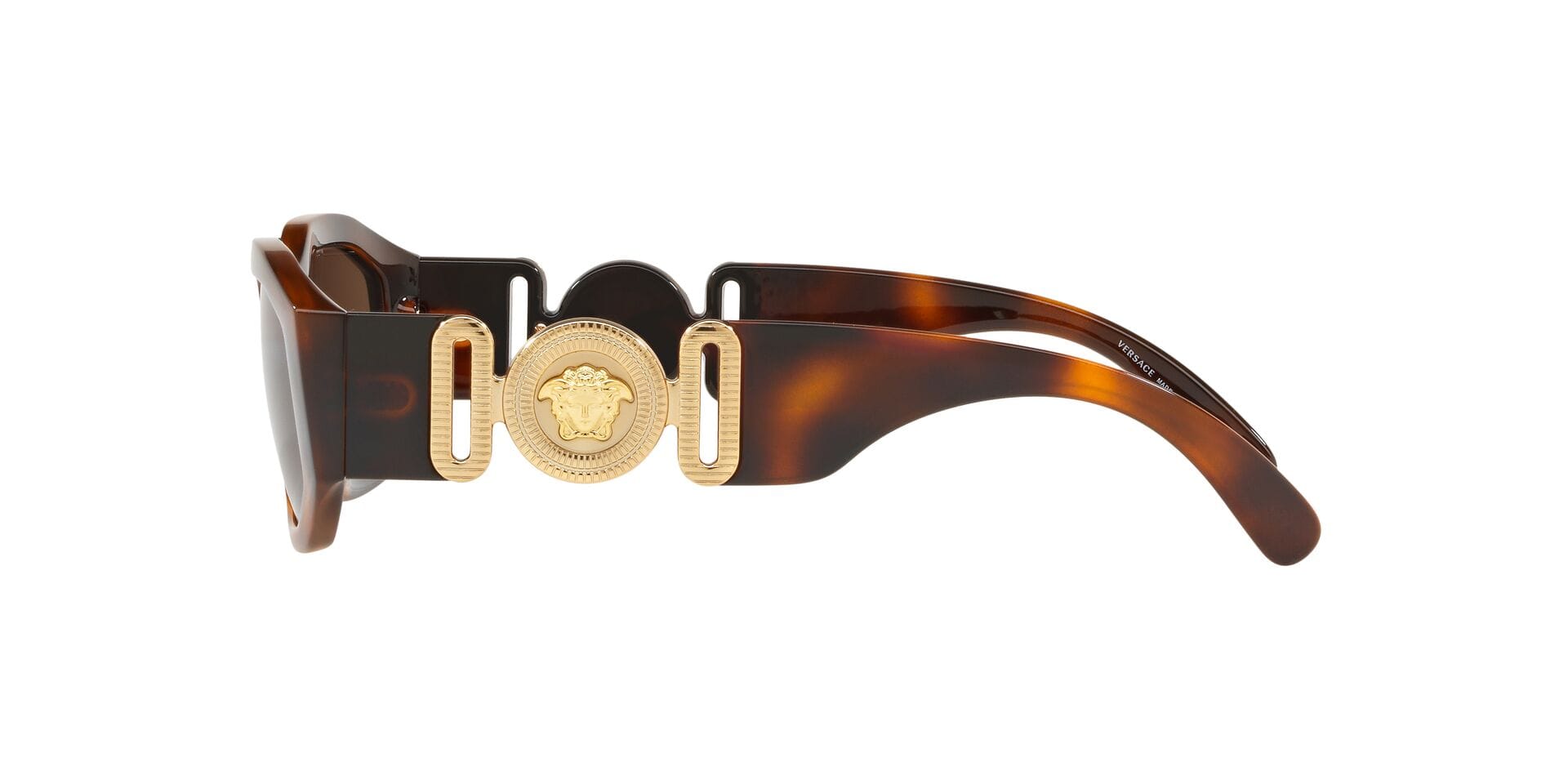 Versace 0VE4361 Sunglass Havana Female Full Shell Sunglass — Havana frame — view 3