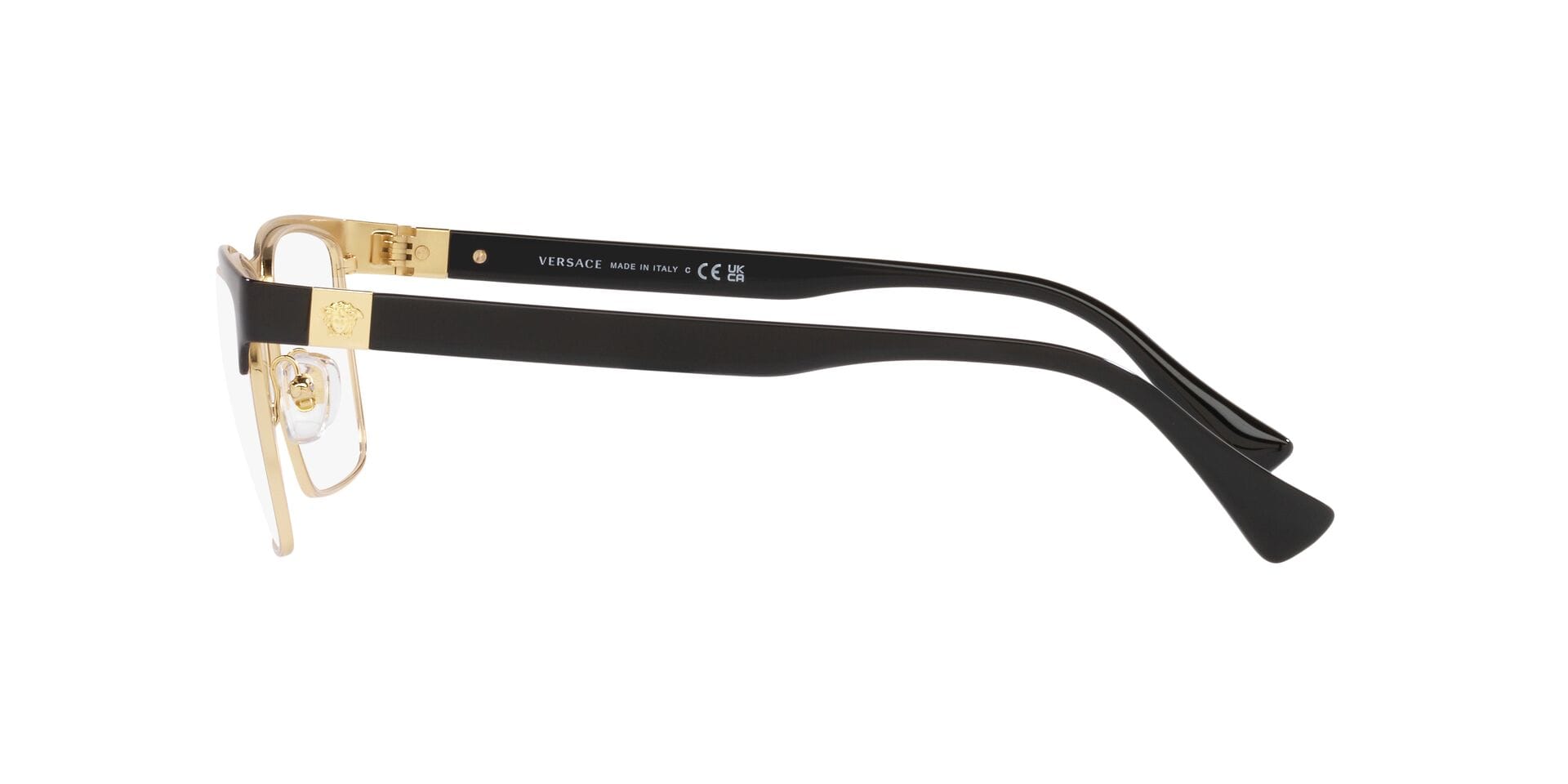 Versace 0VE1285 Frame Black Male Full Shell Frame — Black frame — view 3
