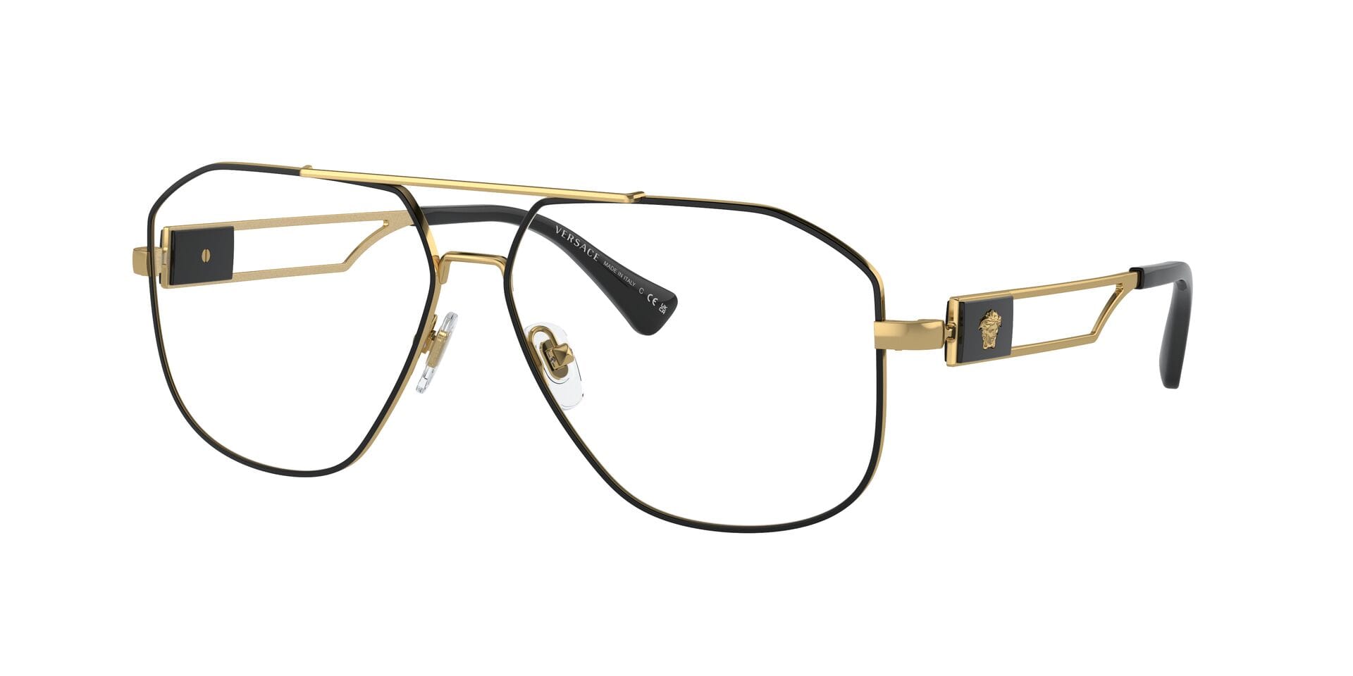 Versace 0VE1287 Frame Black Male Full Metal — Black frame