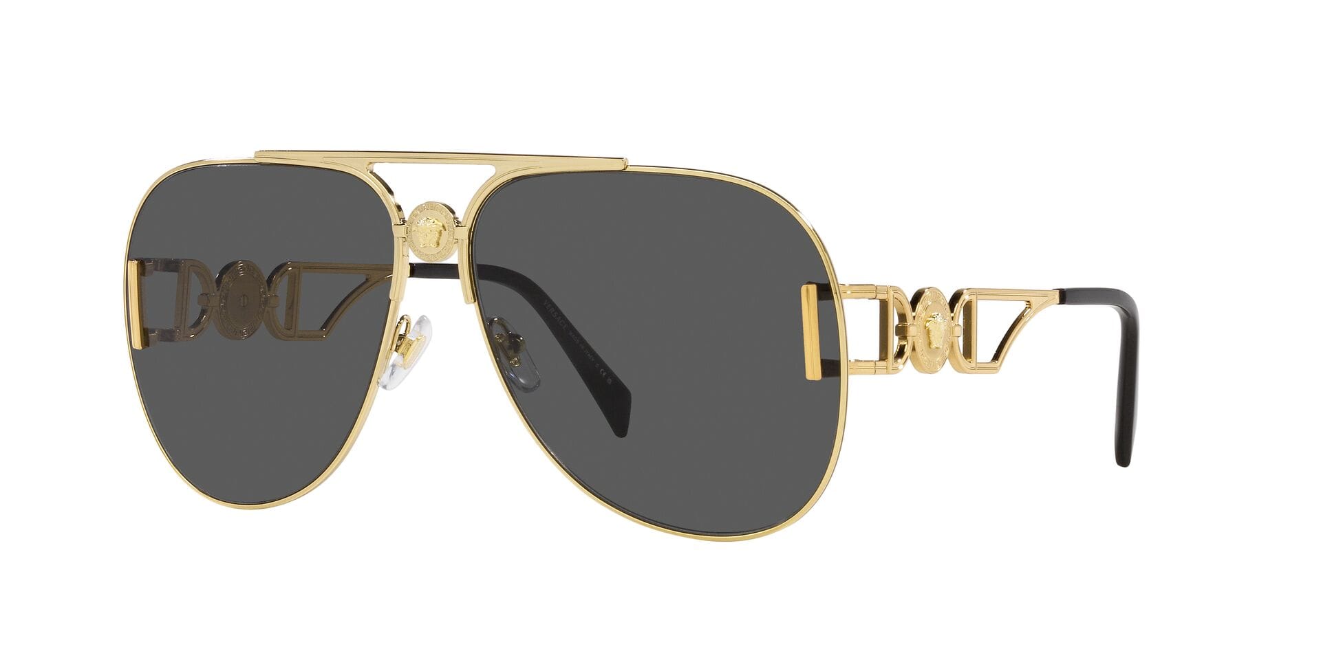 Versace 0VE2255 Sunglass Gold Female Full Metal — Gold frame