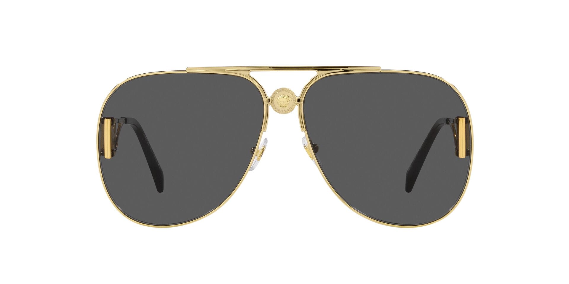 Versace 0VE2255 Sunglass Gold Female Full Metal Sunglass — Gold frame — view 2