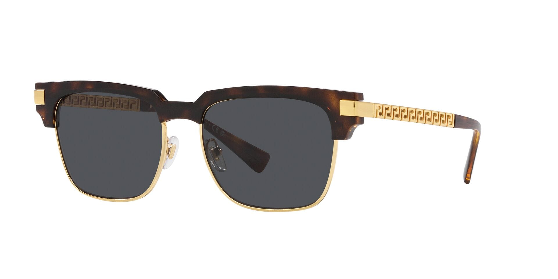 Versace 0VE4447 Sunglass Havana Male Full Metal — Havana frame