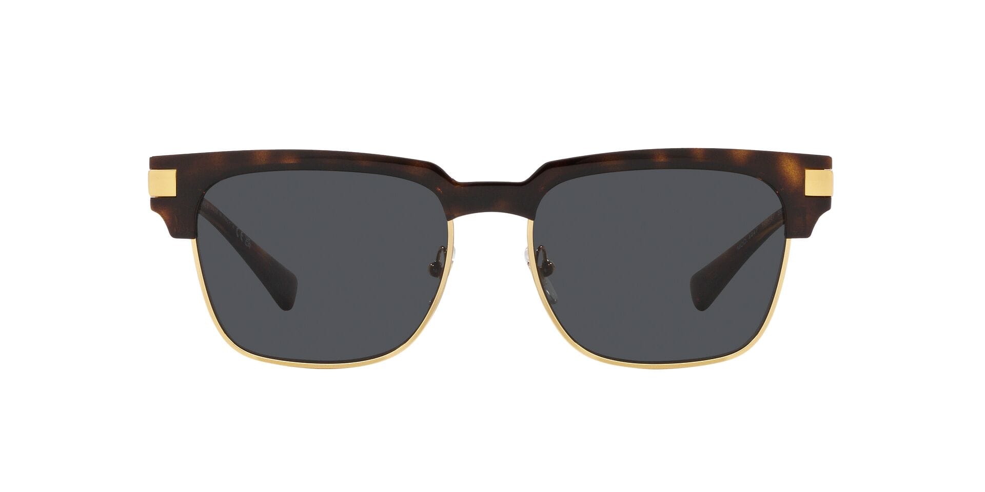 Versace 0VE4447 Sunglass Havana Male Full Metal Sunglass — Havana frame — view 2