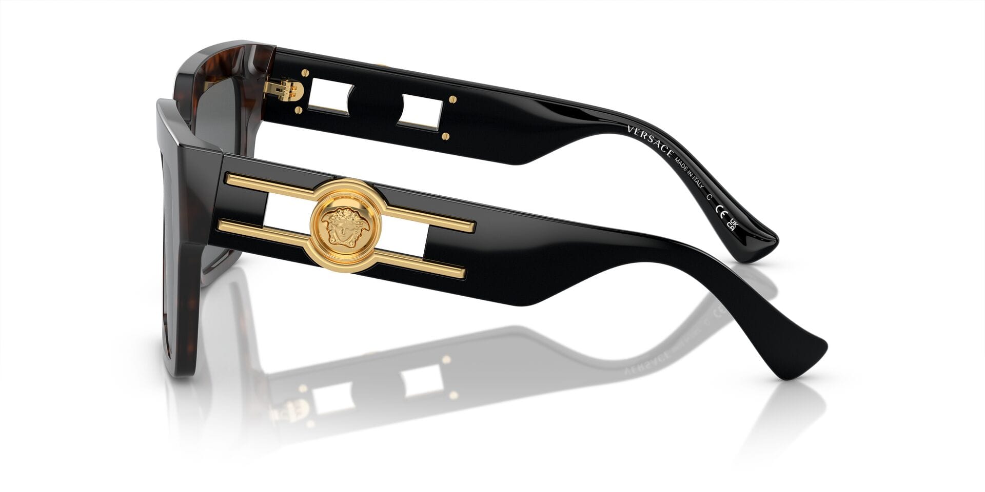 Versace 0VE4458 Sunglass Havana Female Shell Shell Sunglass — view 3