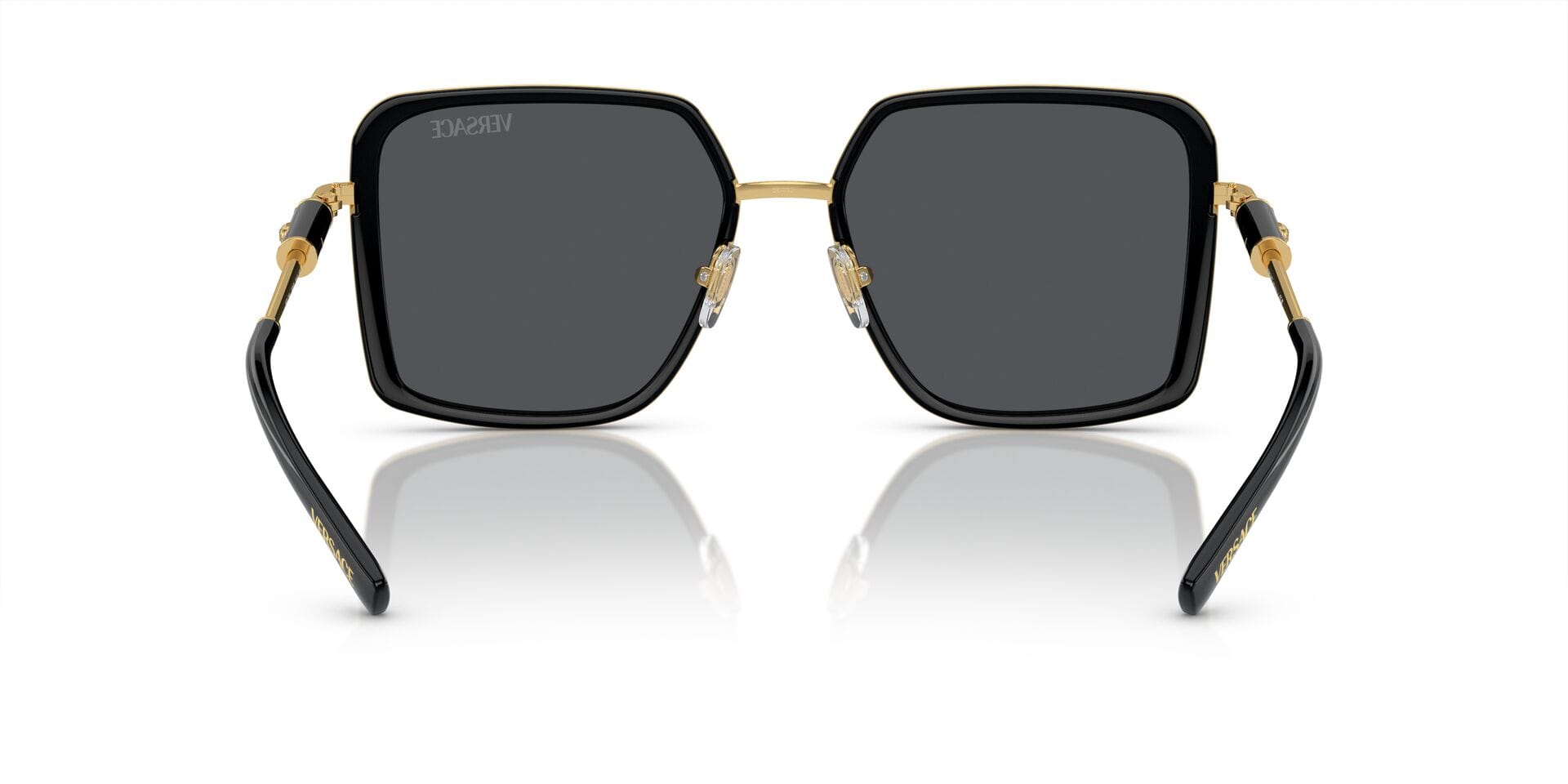 Versace 0VE2261 Sunglass Black Female Full Metal Sunglass — Black frame — view 2