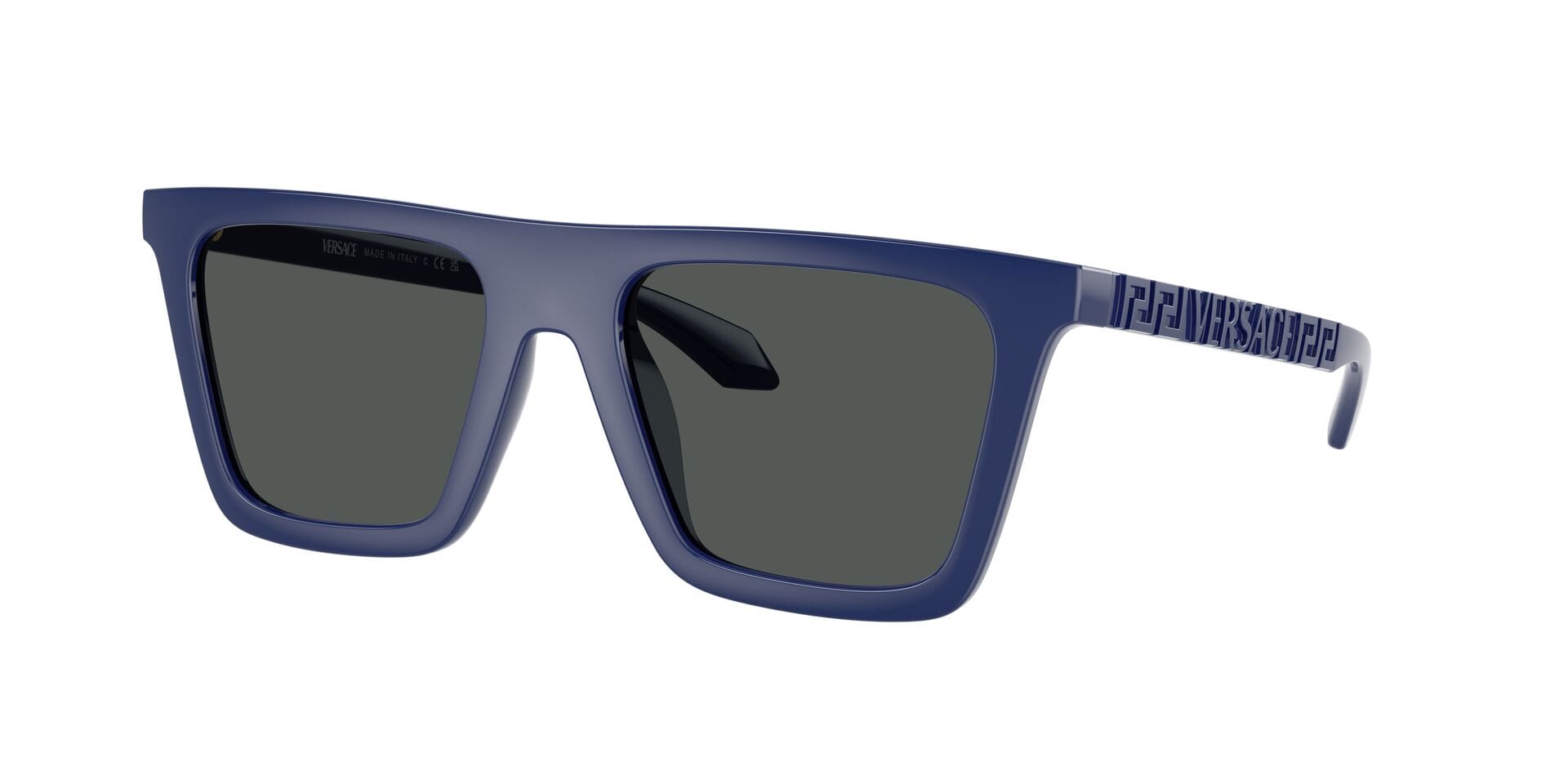 Versace 0VE4468U Sunglass Blue Male Shell Shell — Black frame