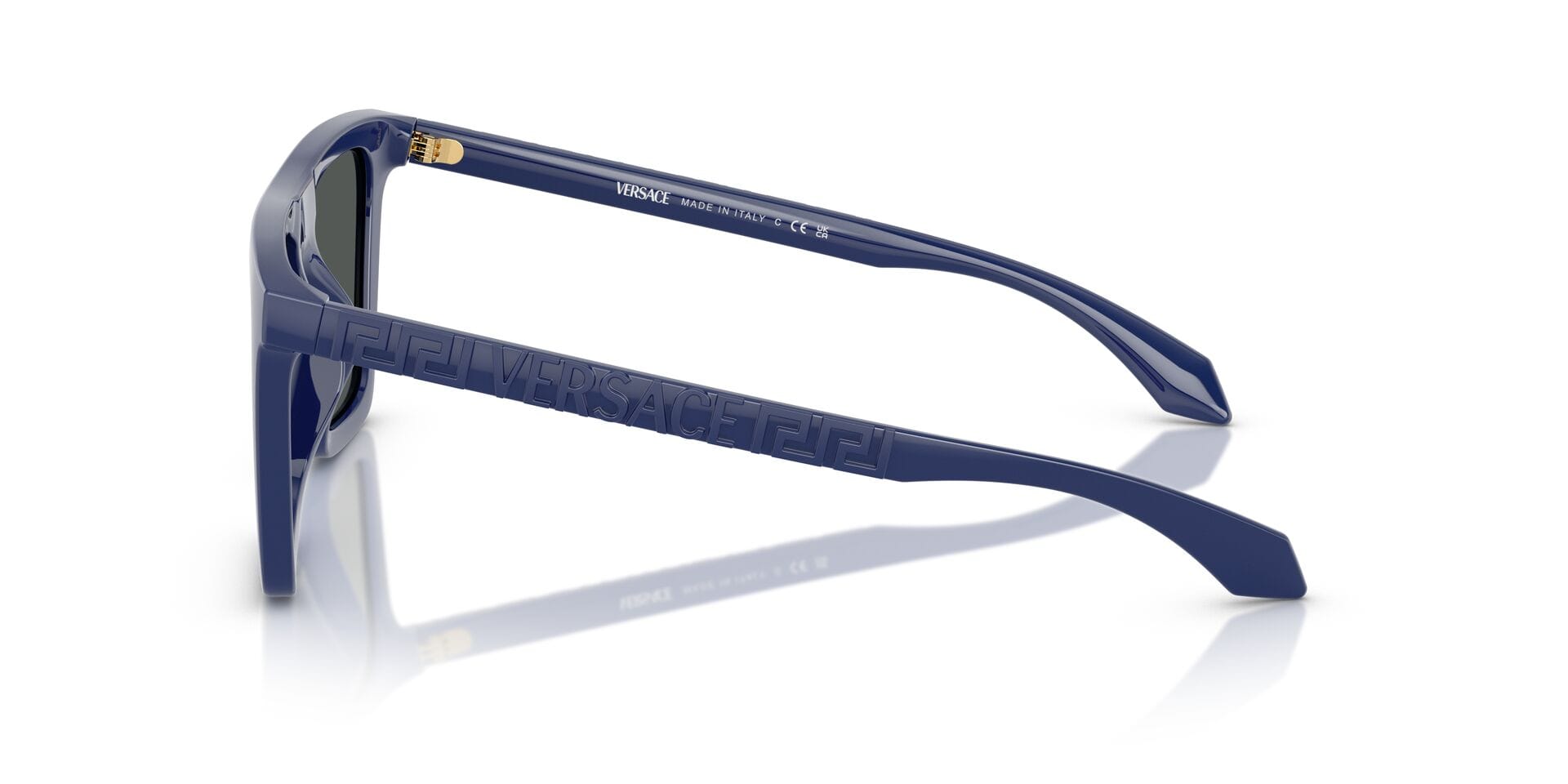 Versace 0VE4468U Sunglass Blue Male Shell Shell Sunglass — view 3